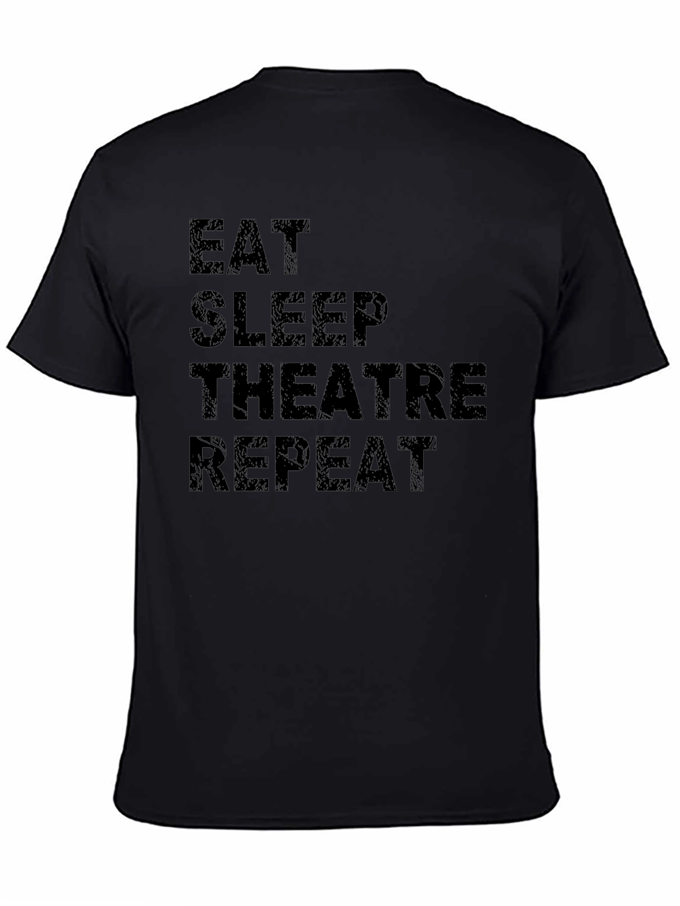 Eat Sleep Theatre Repeat Graphic Tee