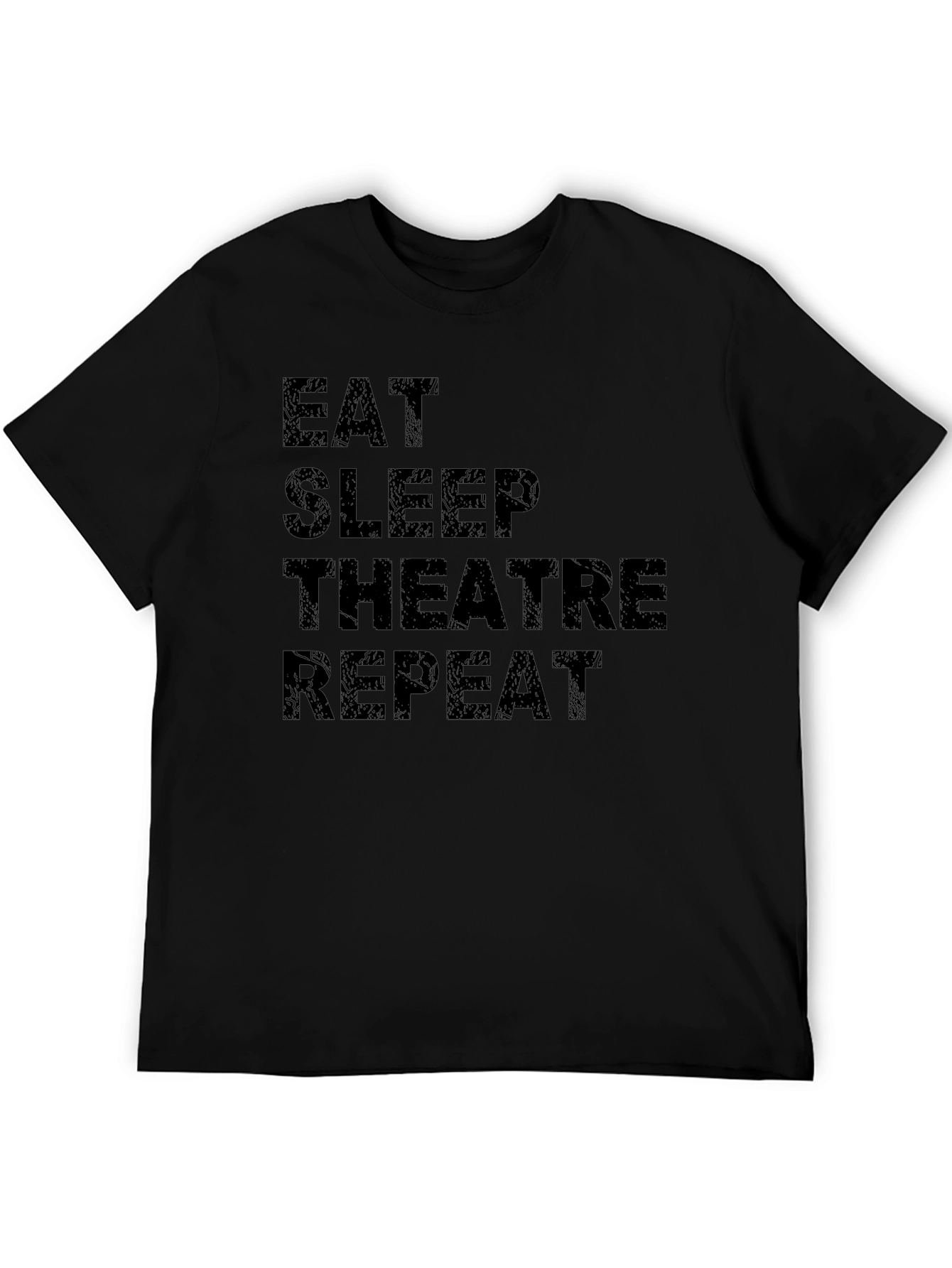 Eat Sleep Theatre Repeat Graphic Tee