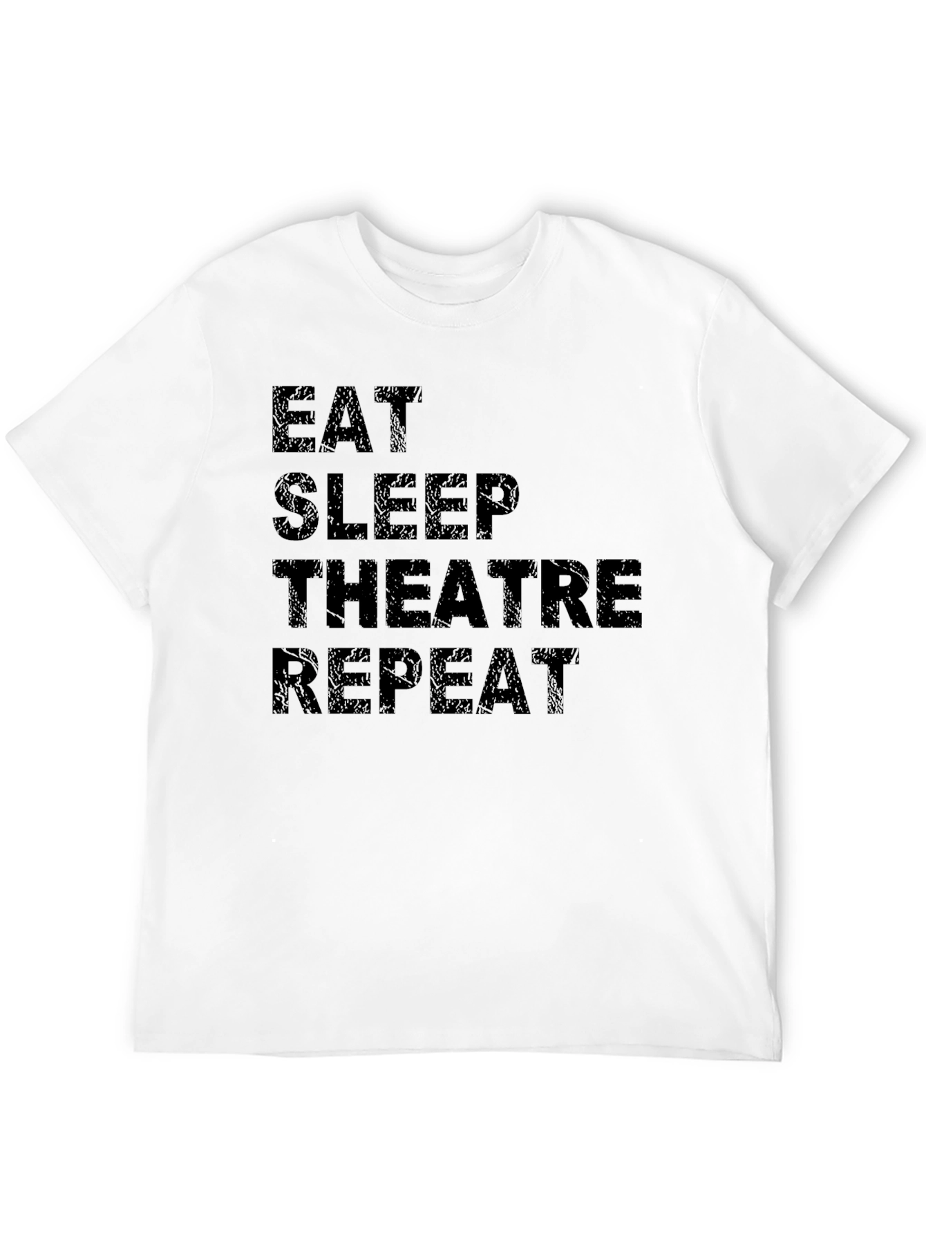Eat Sleep Theatre Repeat Graphic Tee