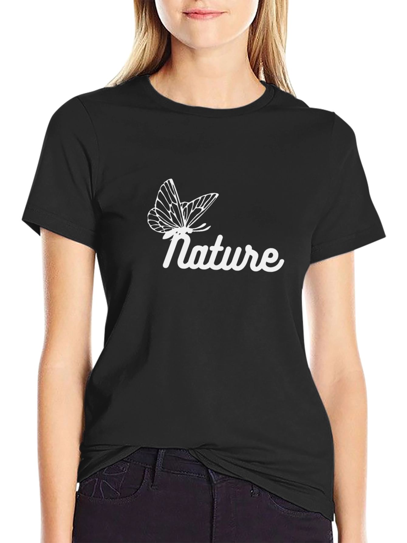 Nature Butterfly Graphic T-Shirt
