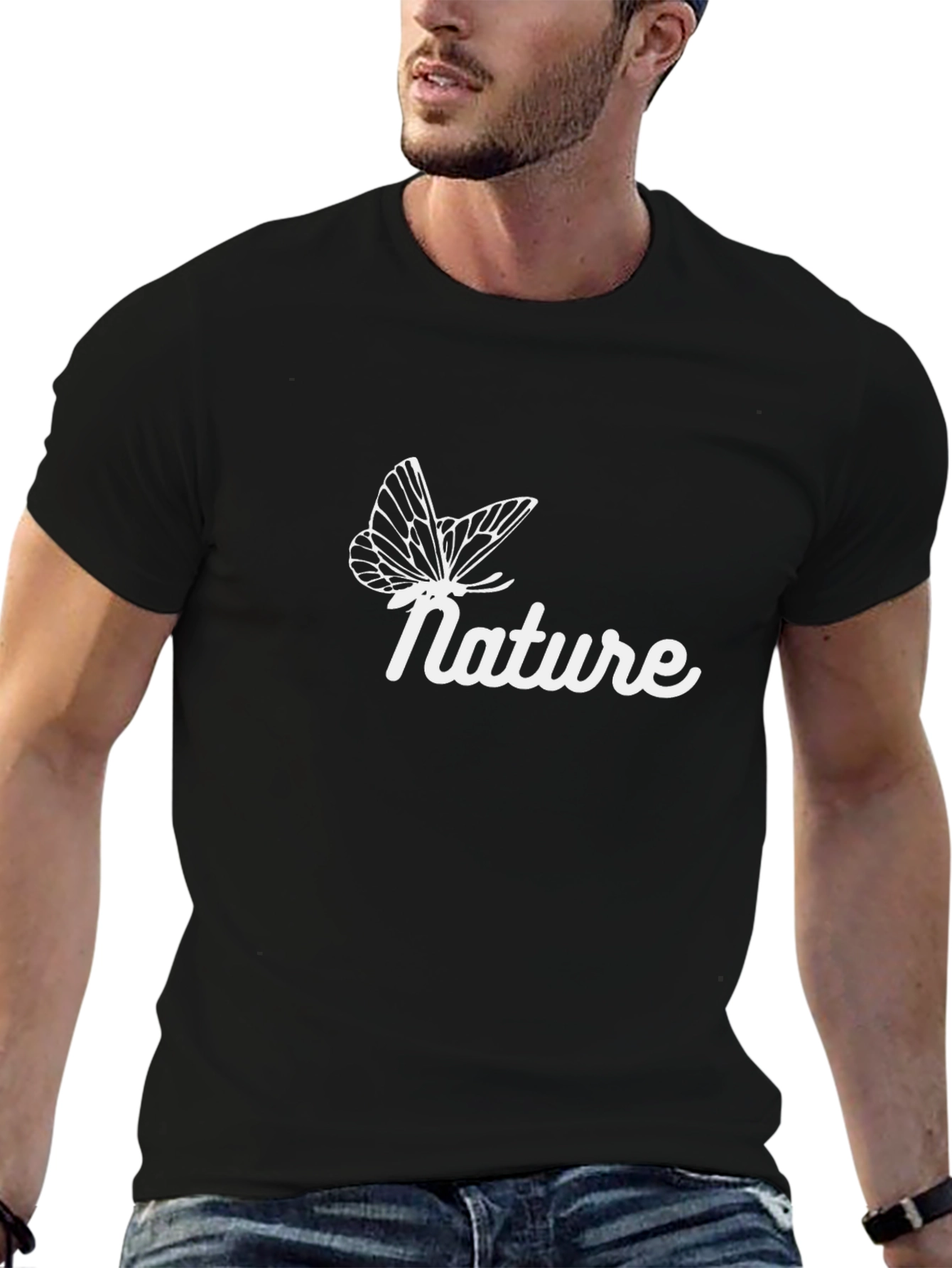 Nature Butterfly Graphic T-Shirt