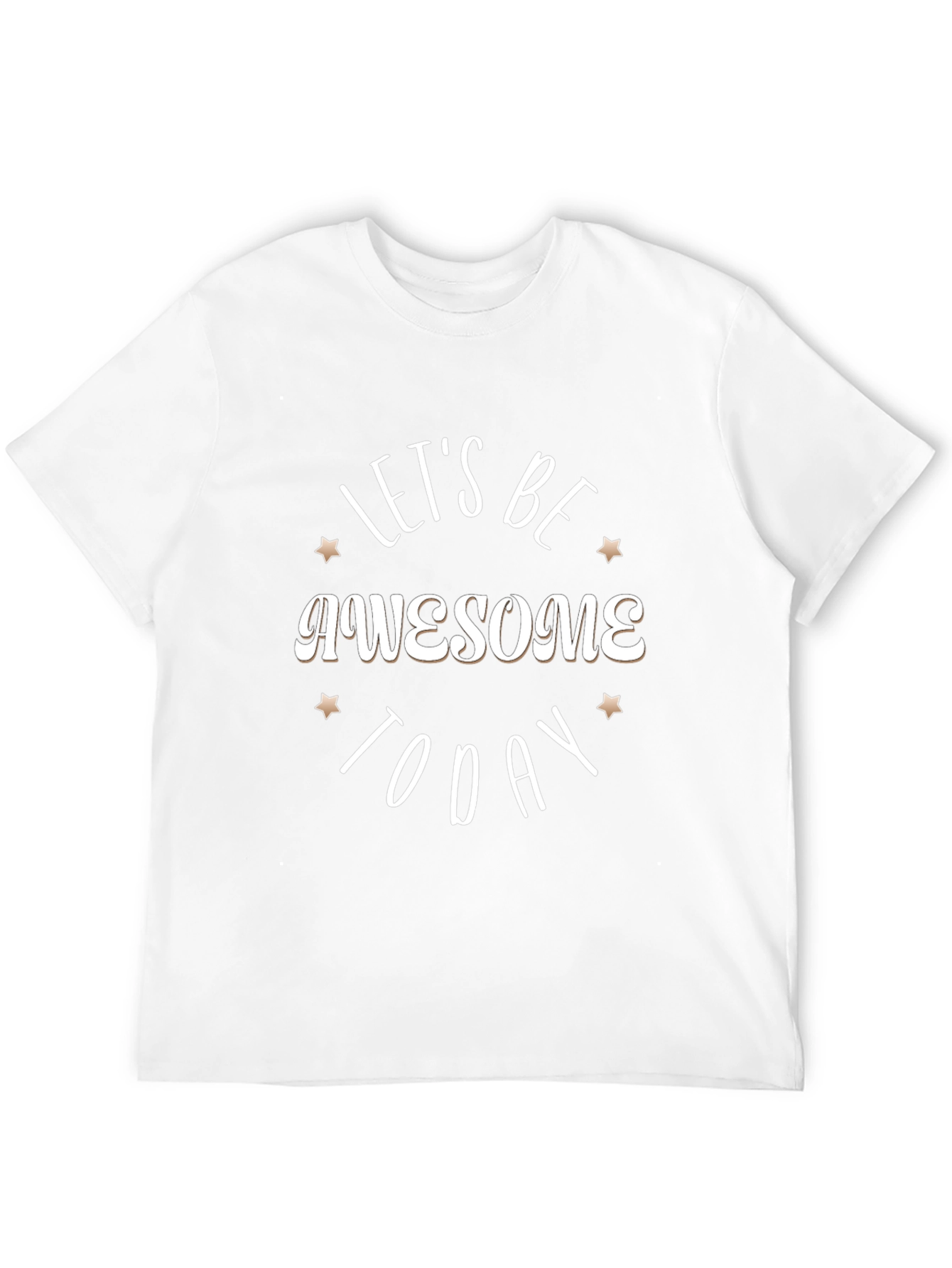 Awesome Today Graphic Tee - Trendy Black T-Shirt