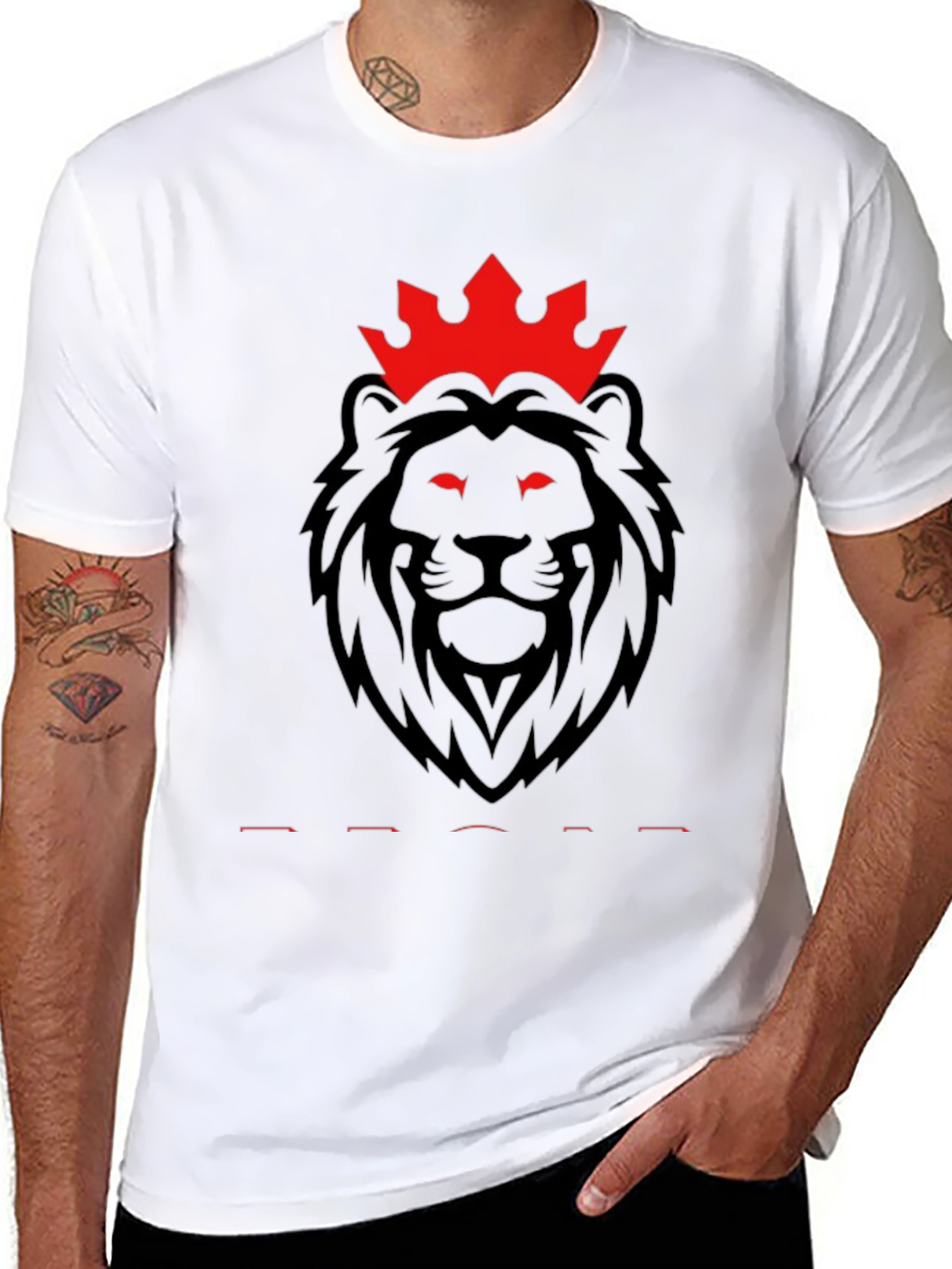 King Lion Graphic Tee - Bold Style
