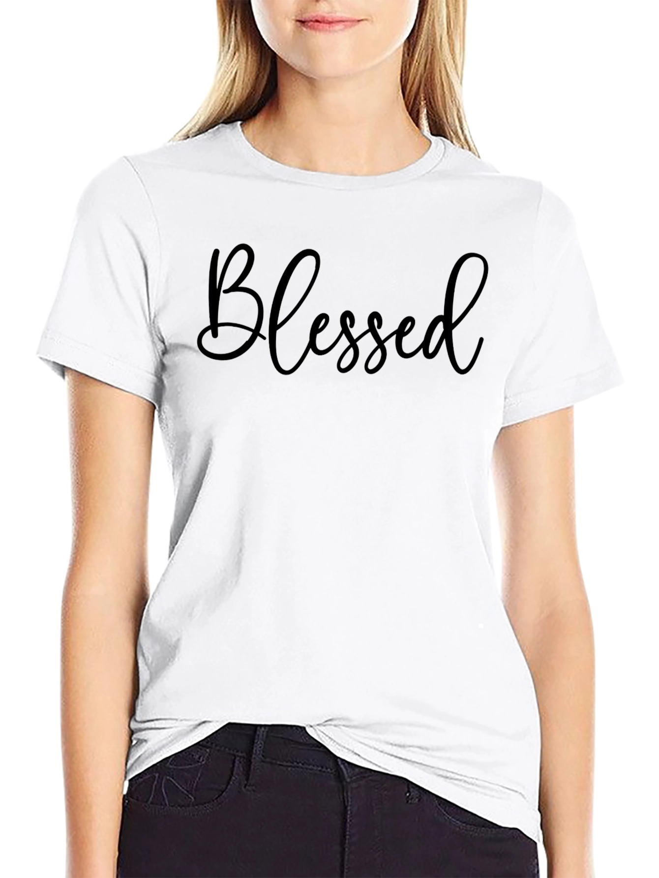 Blessed Black T-Shirt - Christian Apparel