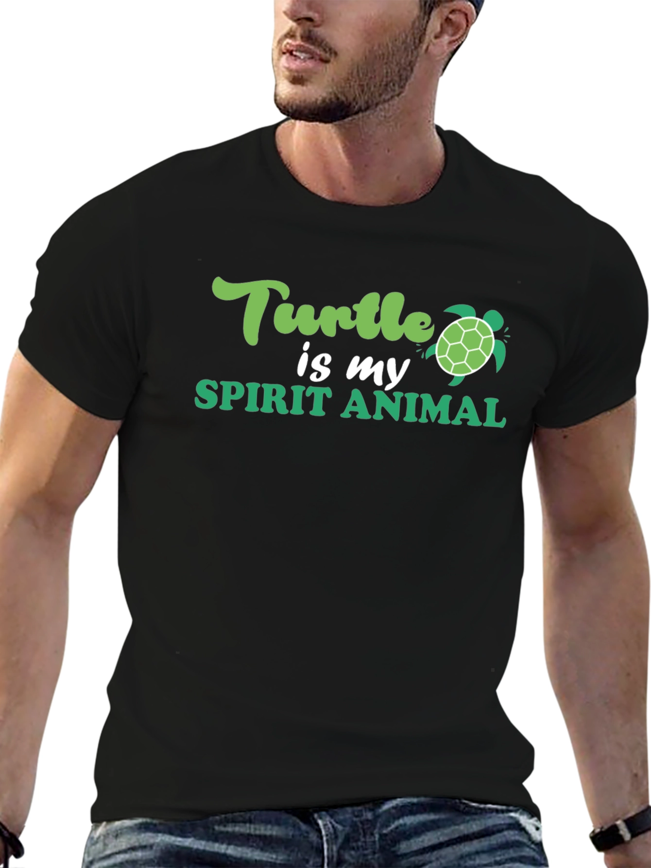 Turtle Spirit Animal Graphic T-Shirt