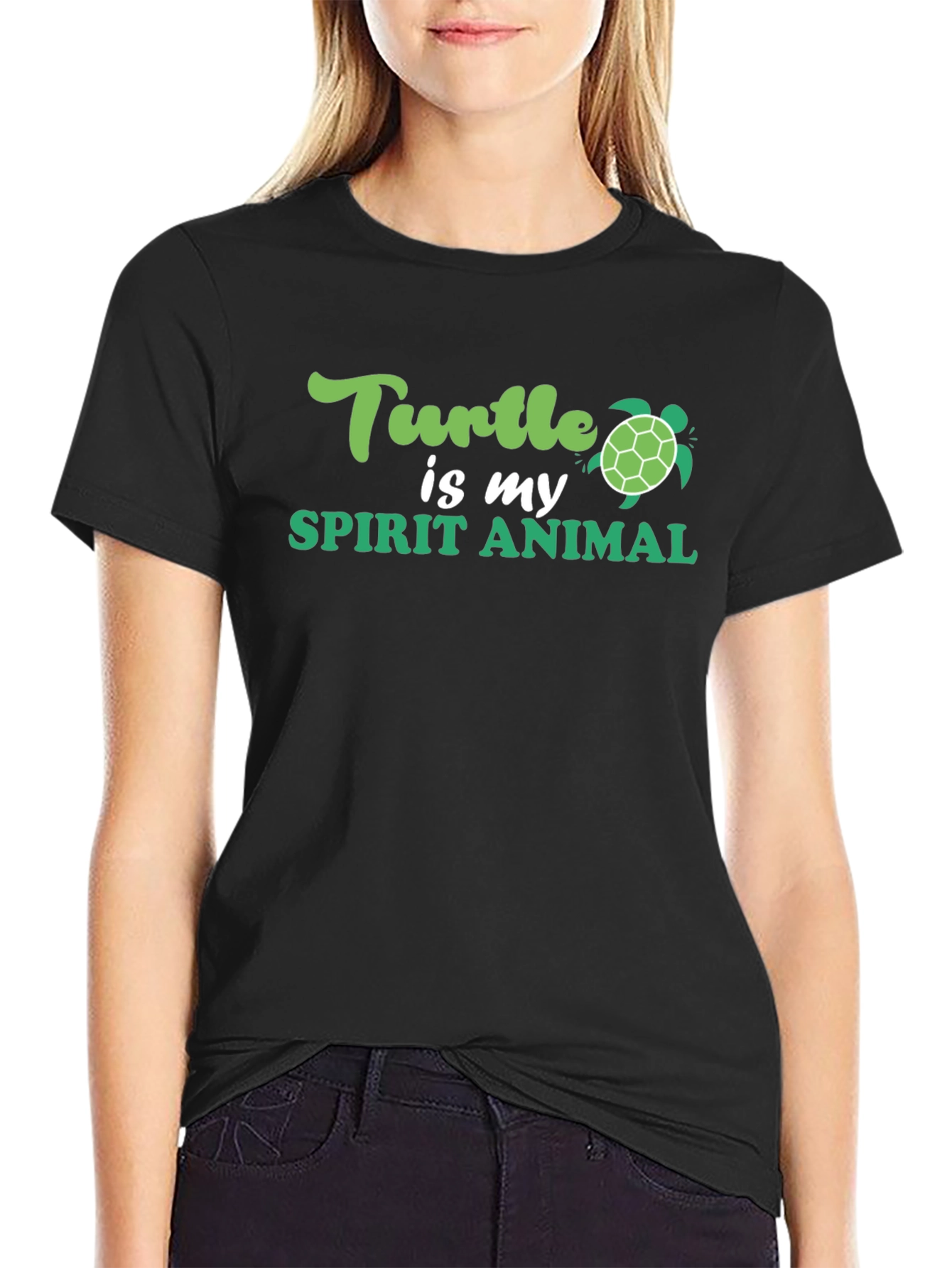Turtle Spirit Animal Graphic T-Shirt