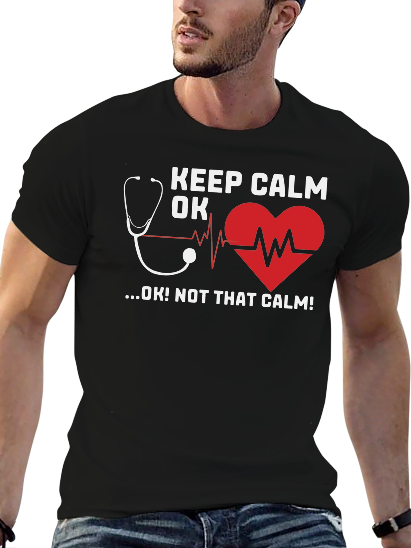 Keep Calm OK T-Shirt - Medical Humor Tee