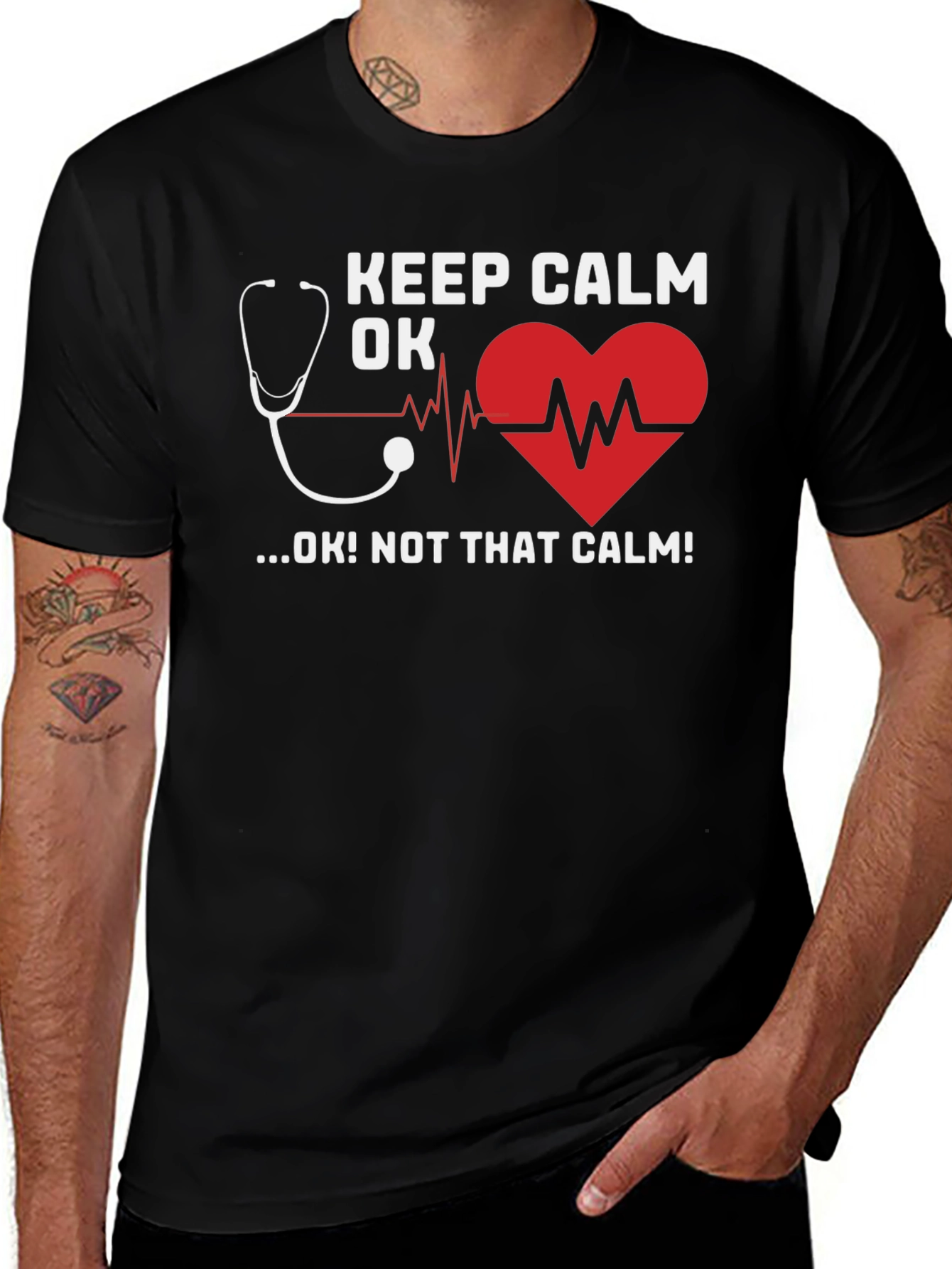 Keep Calm OK T-Shirt - Medical Humor Tee