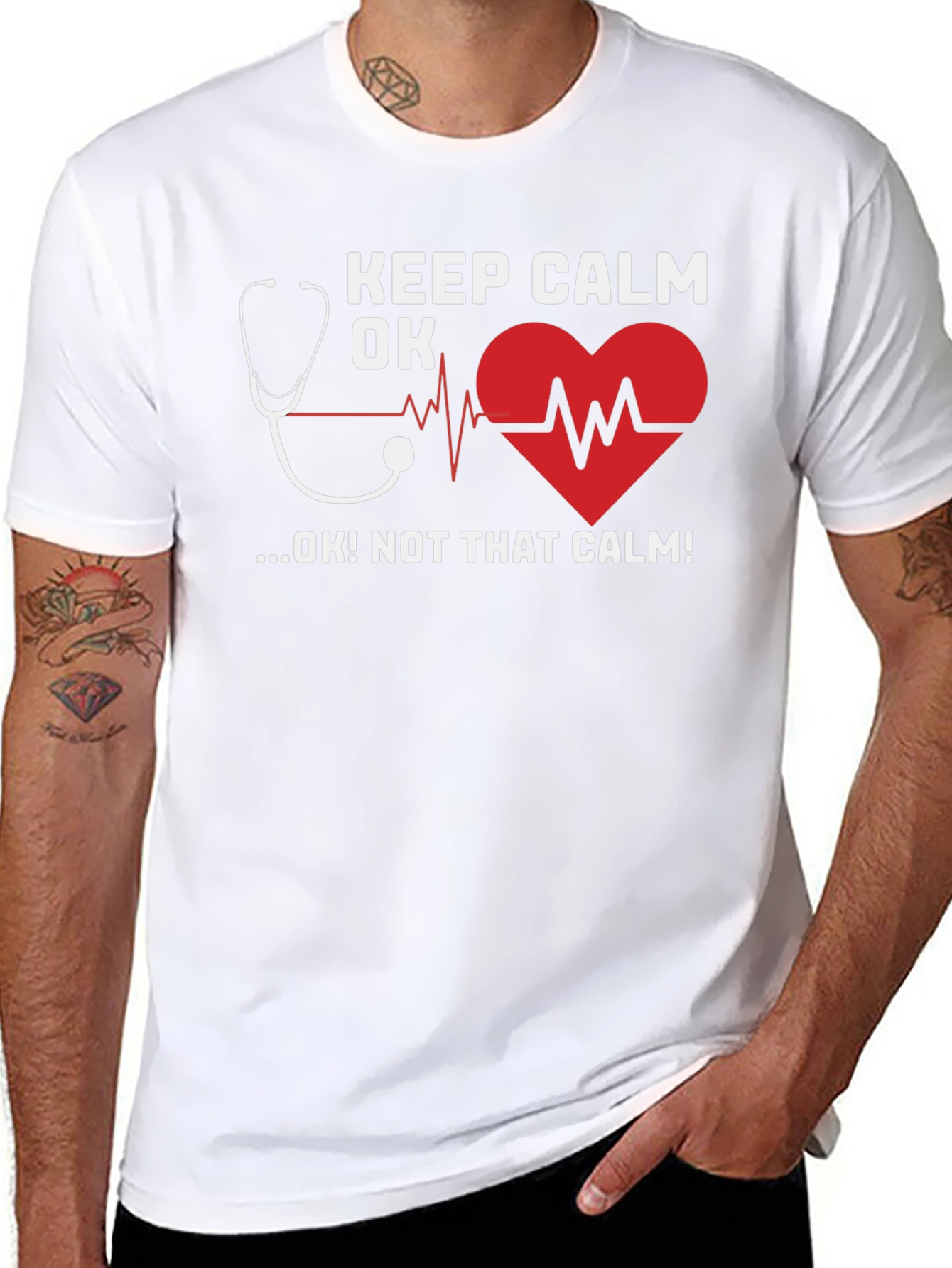 Keep Calm OK T-Shirt - Medical Humor Tee