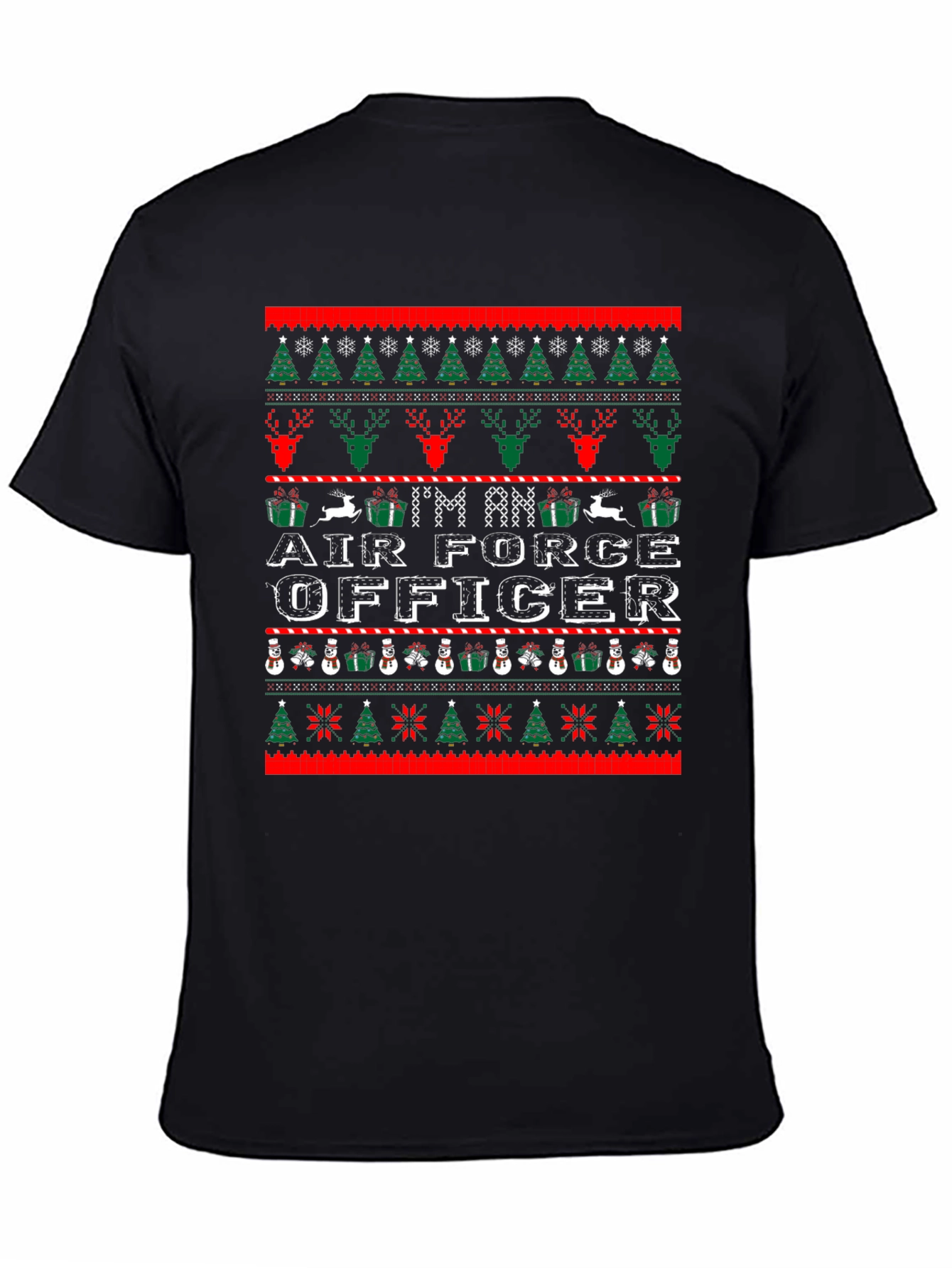Air Force Officer Ugly Christmas Sweater T-Shirt