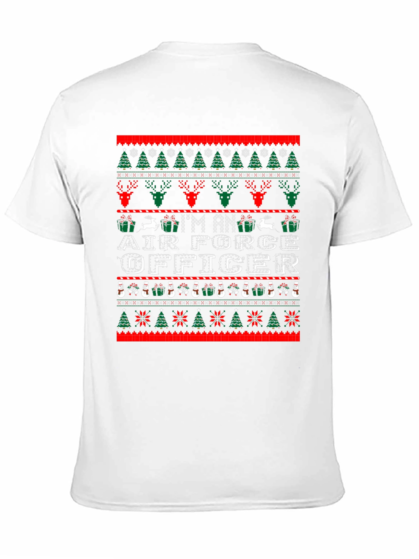 Air Force Officer Ugly Christmas Sweater T-Shirt