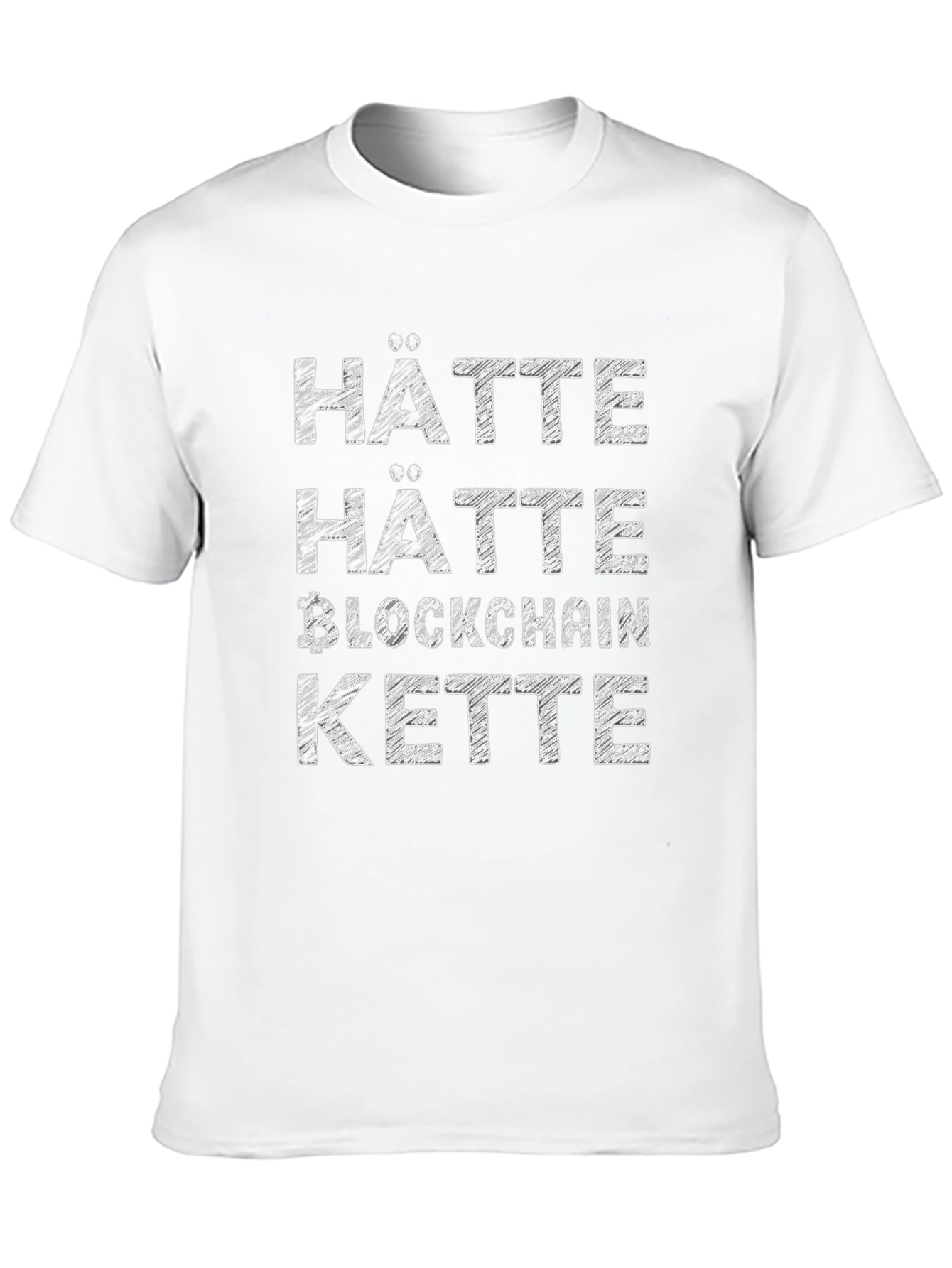 Hätte Hätte Blockchain Kette T-Shirt