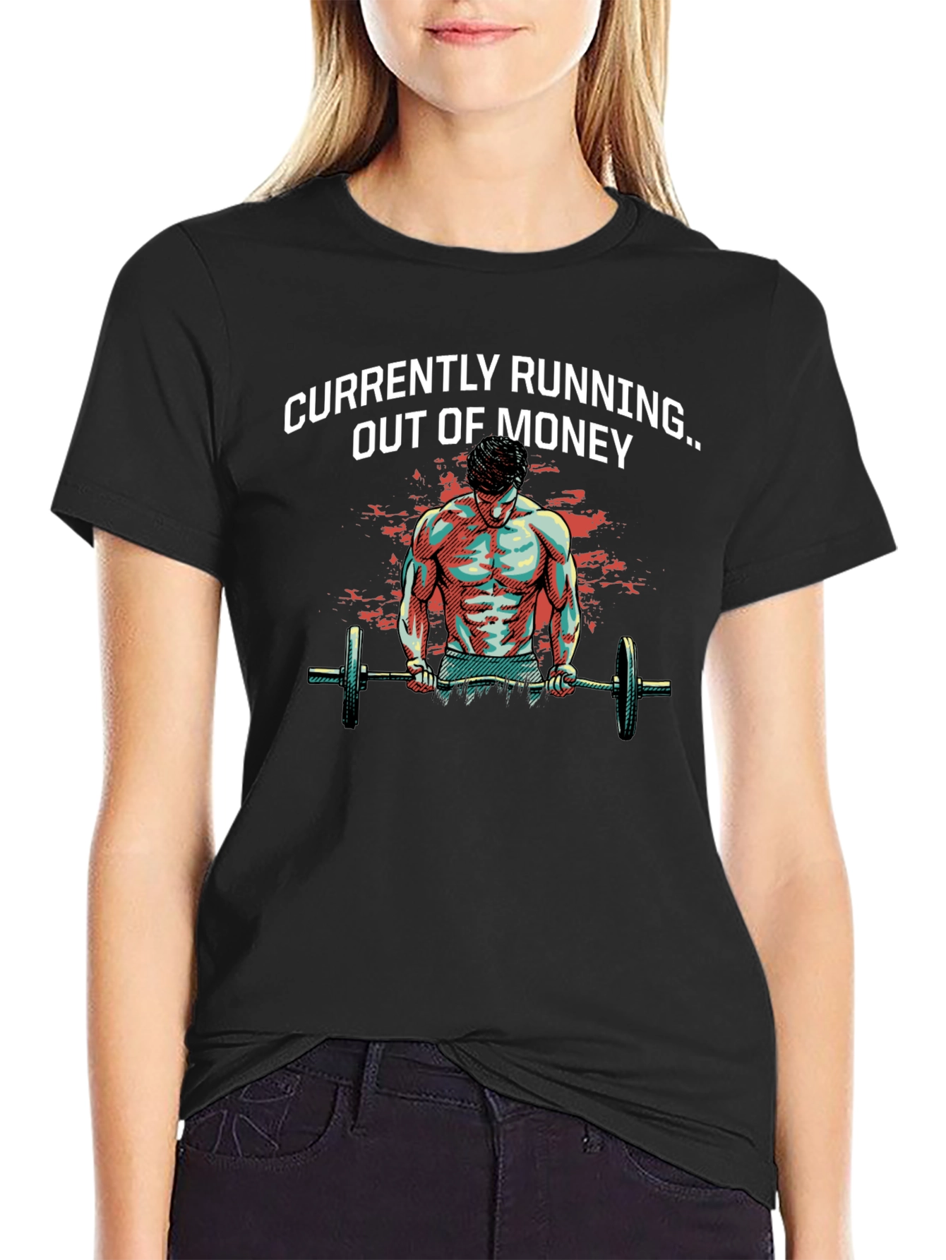 Running Out of Money Gym T-Shirt