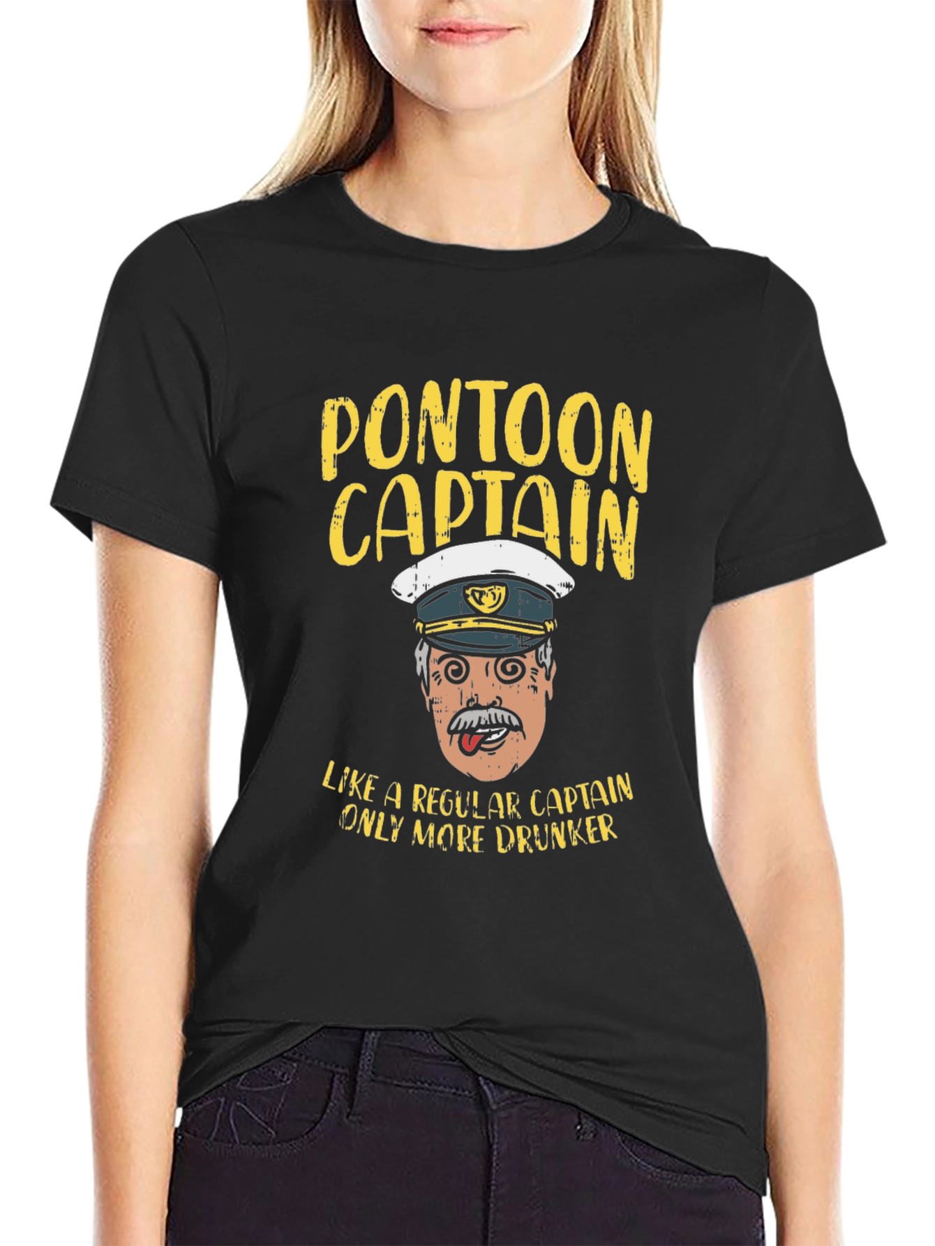 Pontoon Captain T-Shirt - Humorous Boating Tee