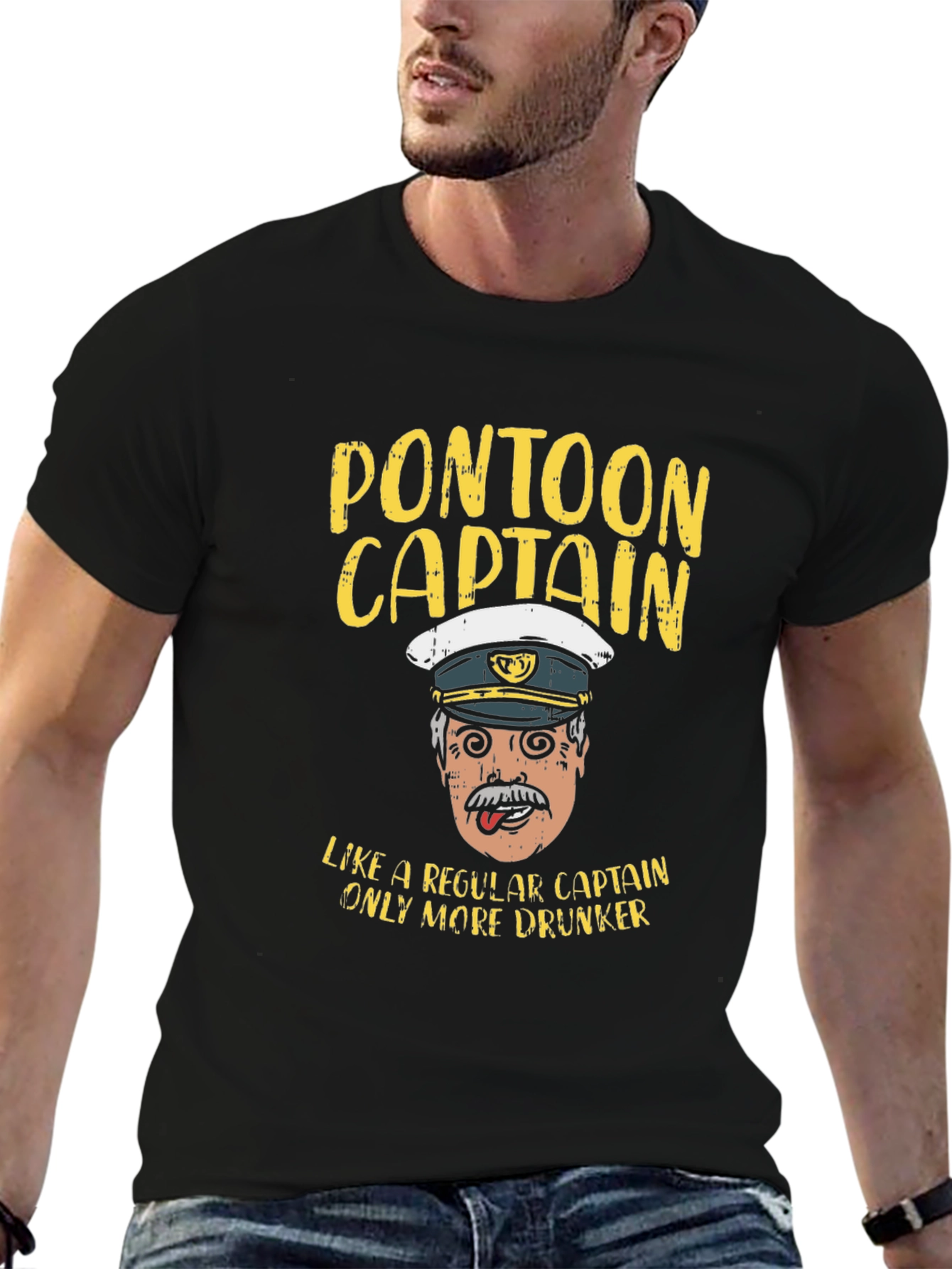 Pontoon Captain T-Shirt - Humorous Boating Tee