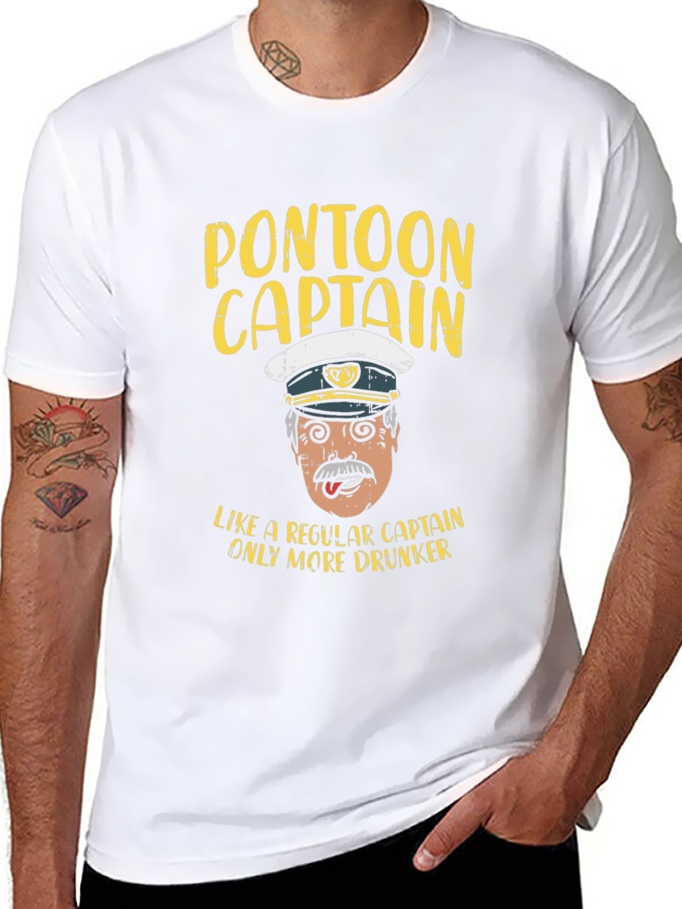 Pontoon Captain T-Shirt - Humorous Boating Tee