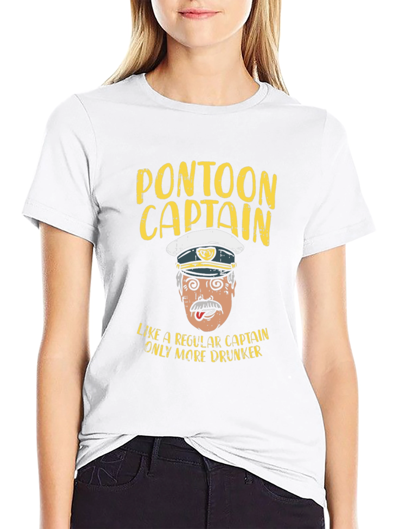 Pontoon Captain T-Shirt - Humorous Boating Tee