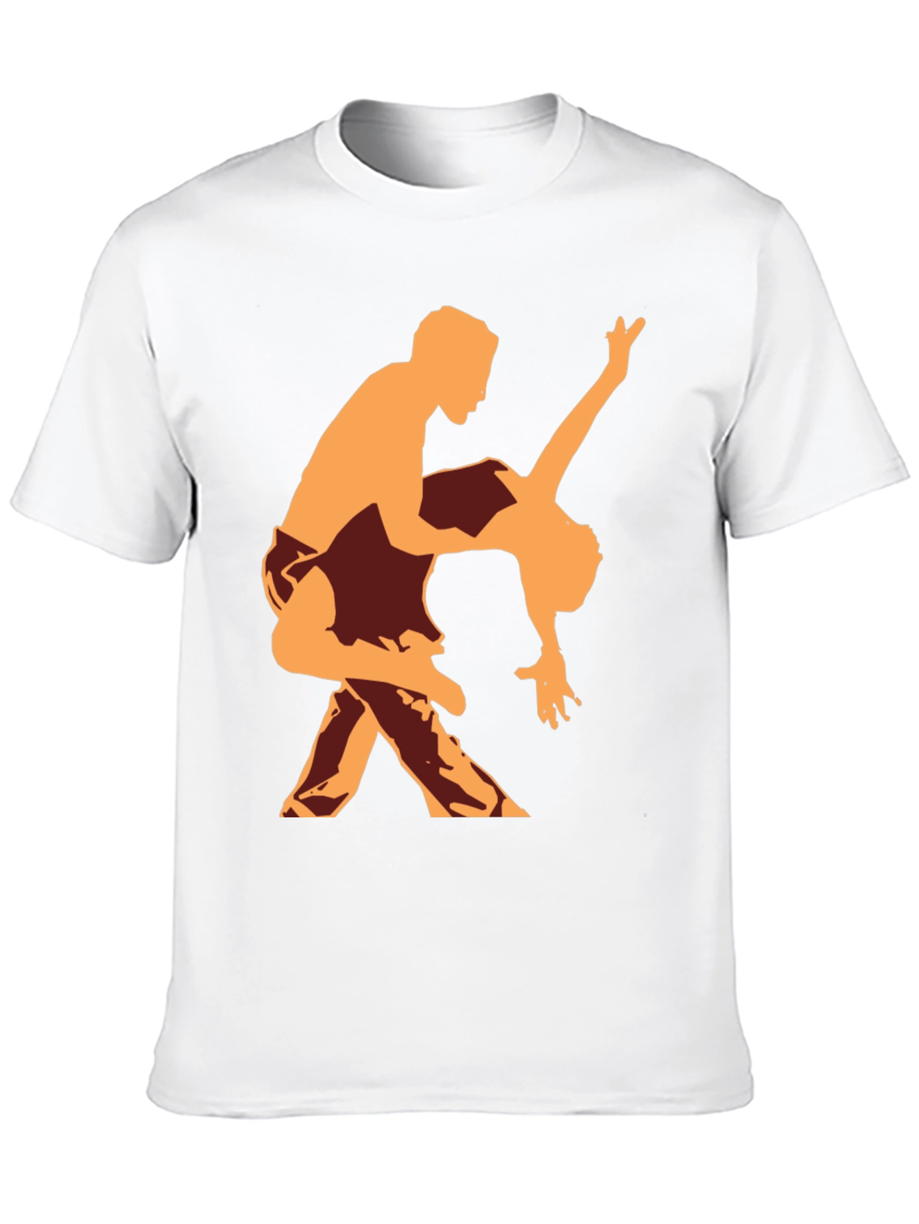 Dancing Silhouette Graphic Tee - Black