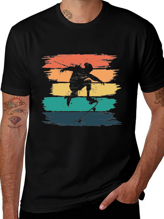 Retro Skateboarder Tee - Vintage Style T-Shirt