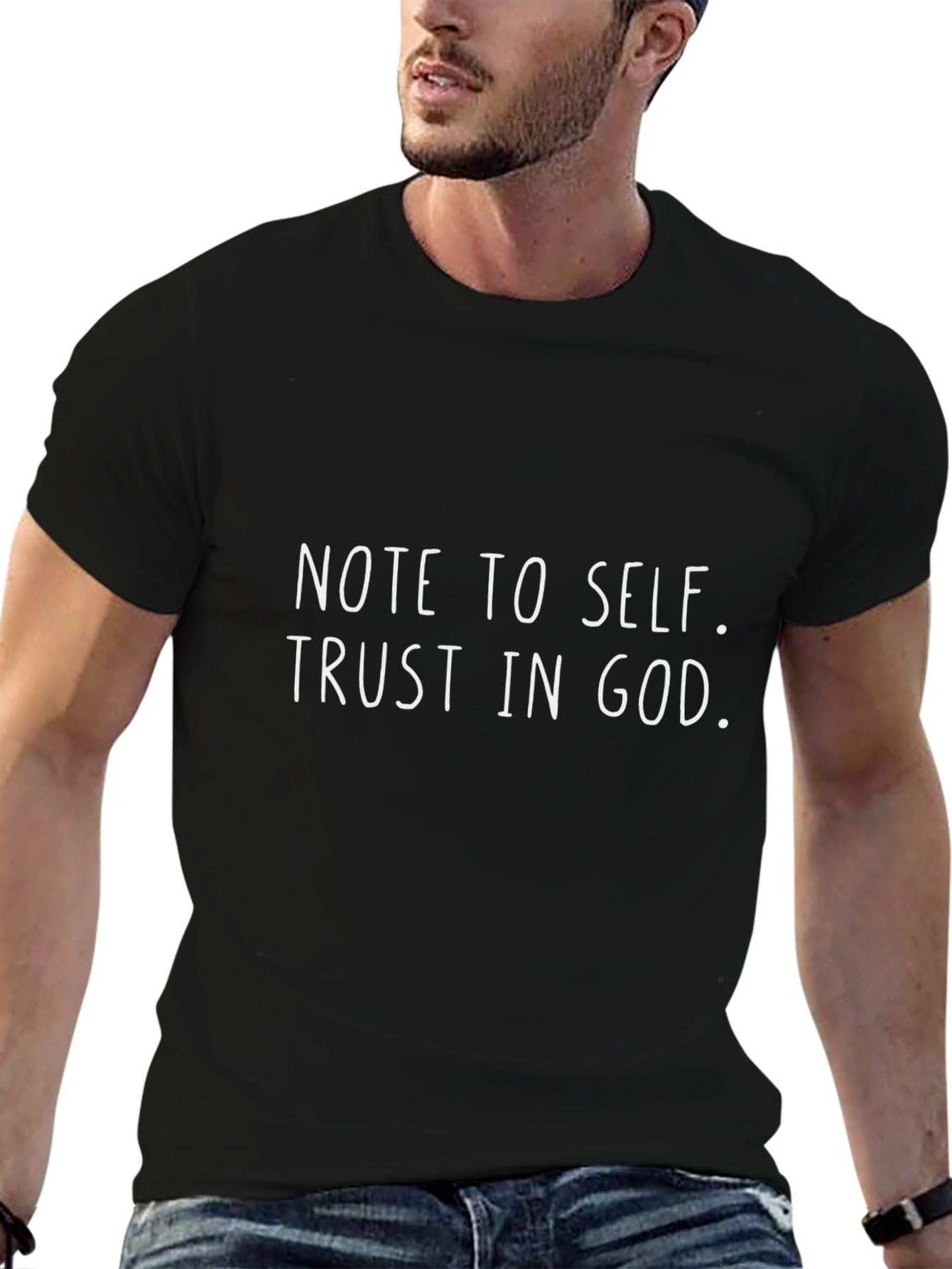 Trust in God Graphic Tee - Black