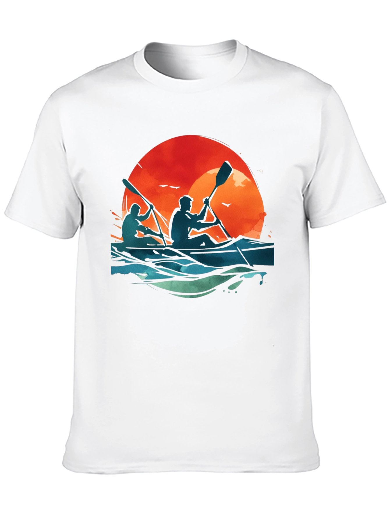 Kayaking Sunset Graphic Tee