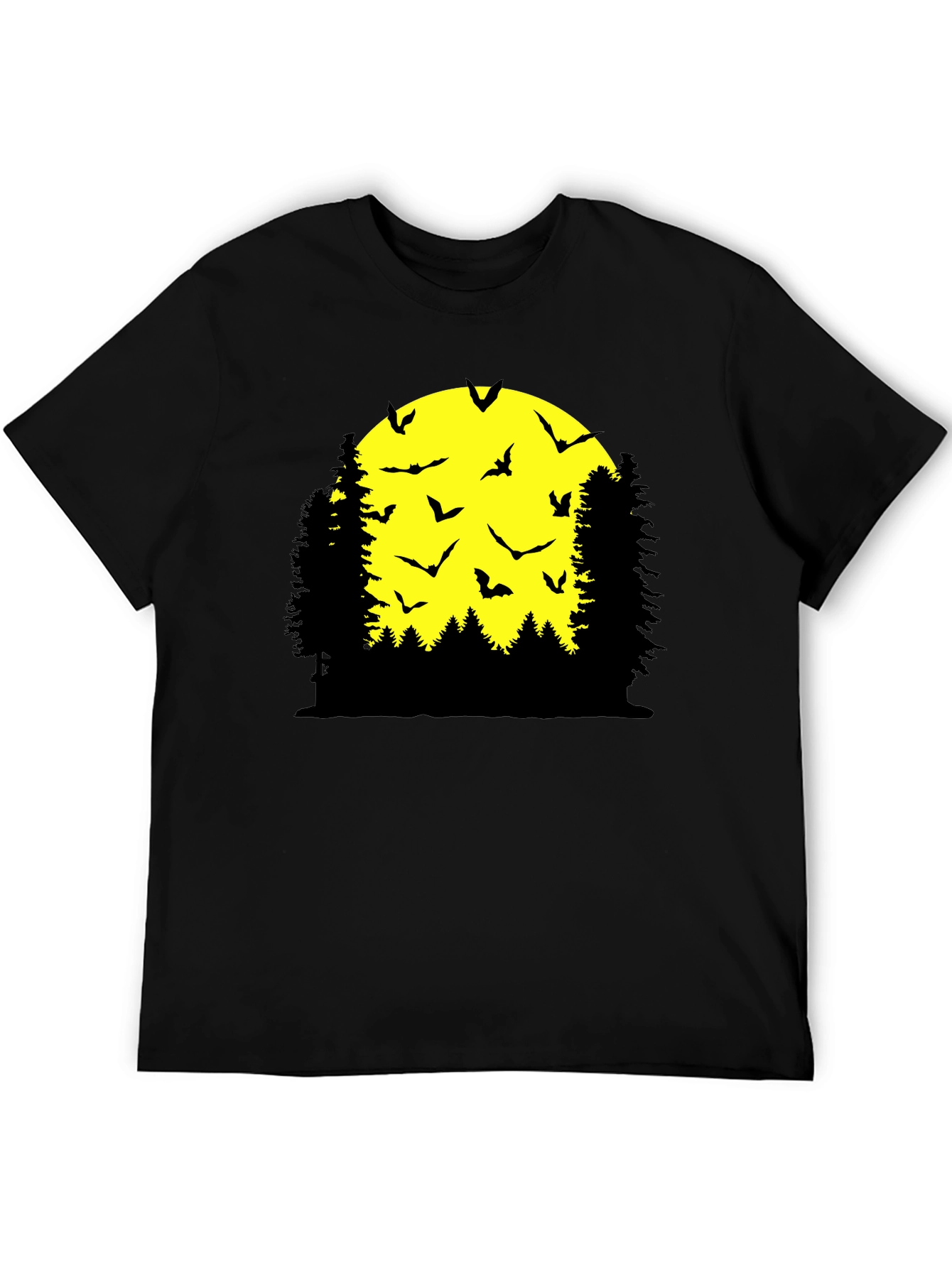 Halloween Bats Moon T-Shirt