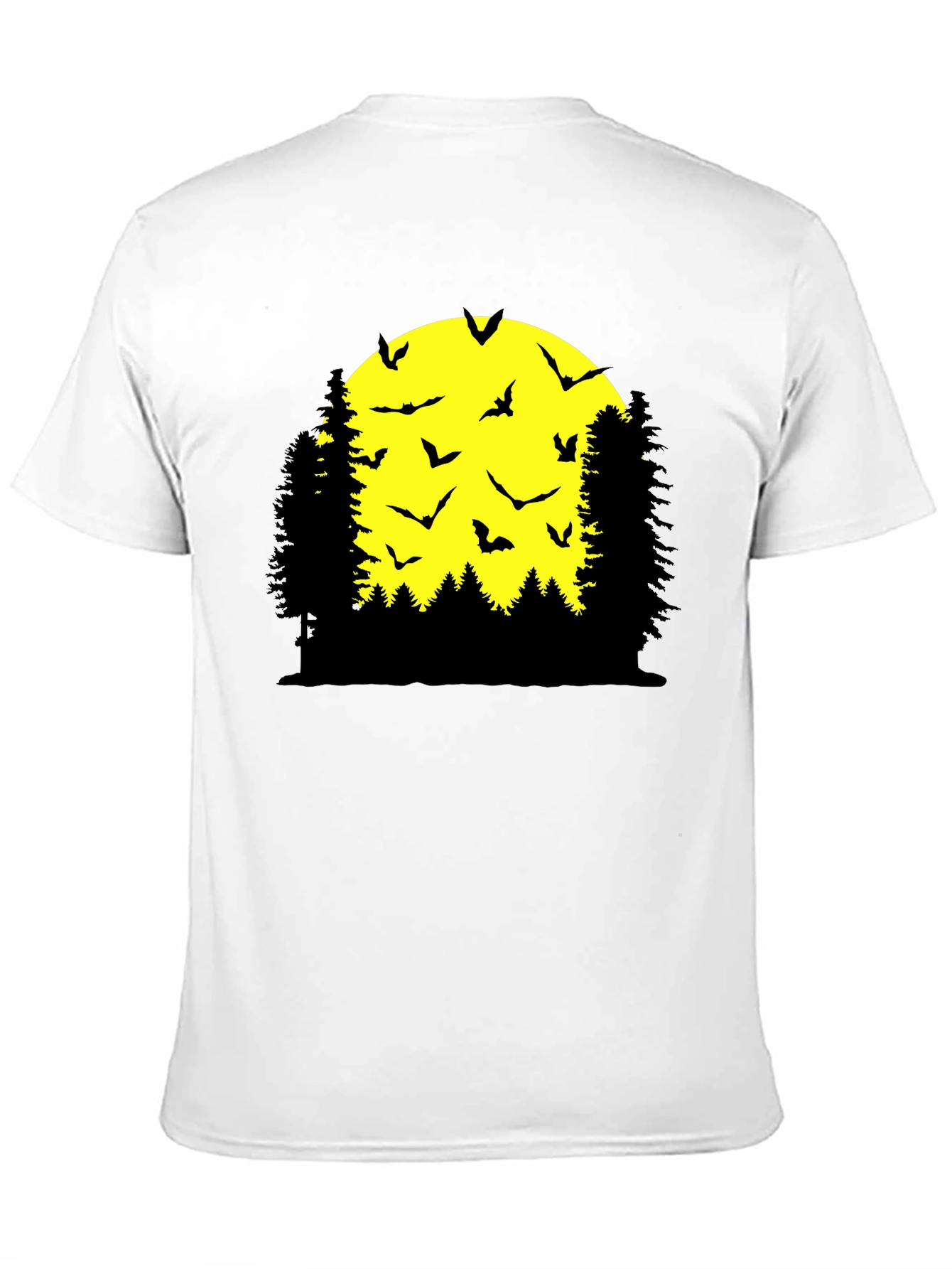 Halloween Bats Moon T-Shirt
