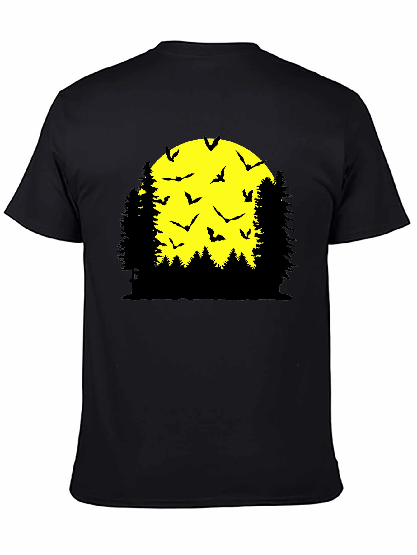 Halloween Bats Moon T-Shirt