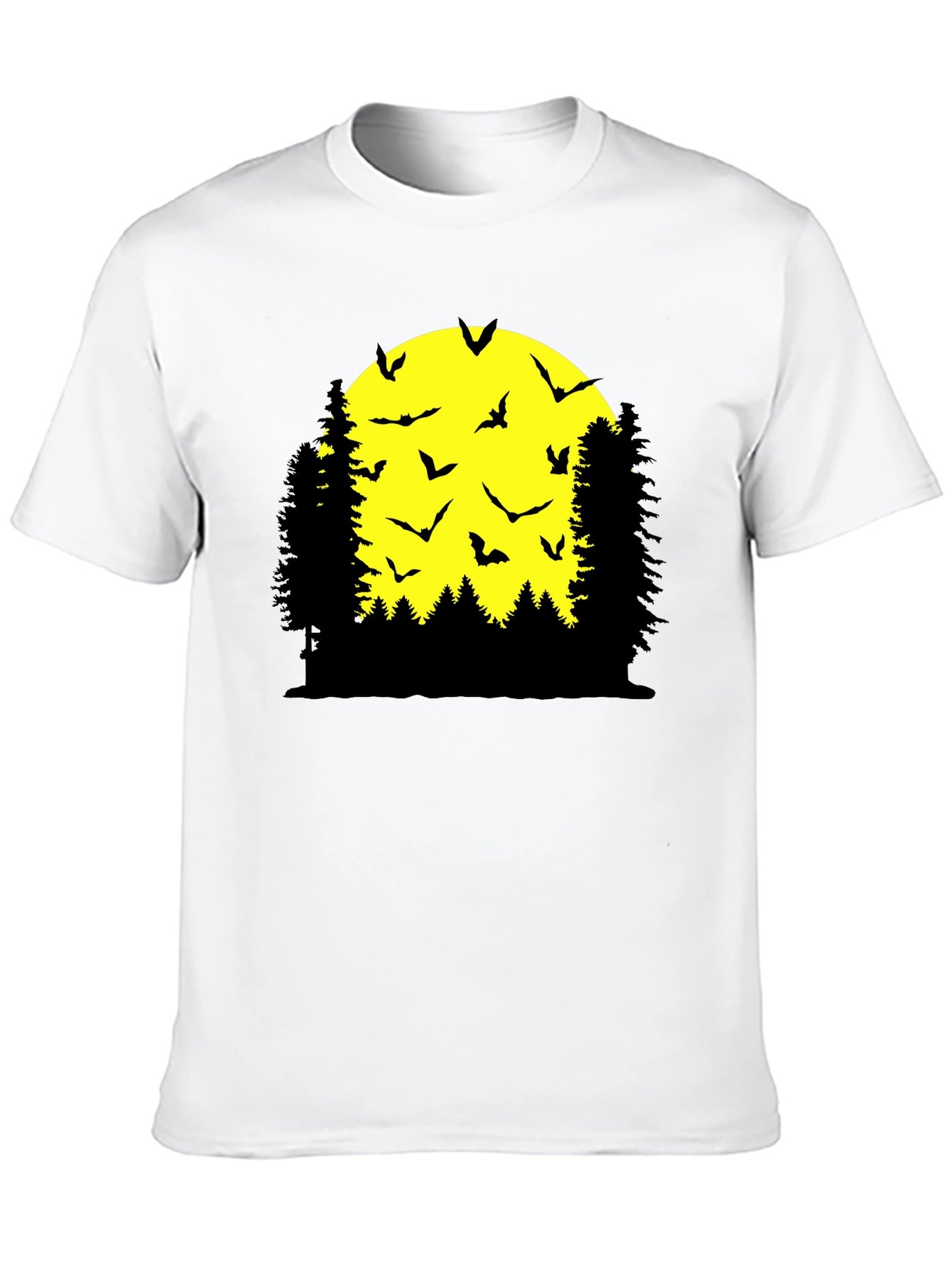 Halloween Bats Moon T-Shirt