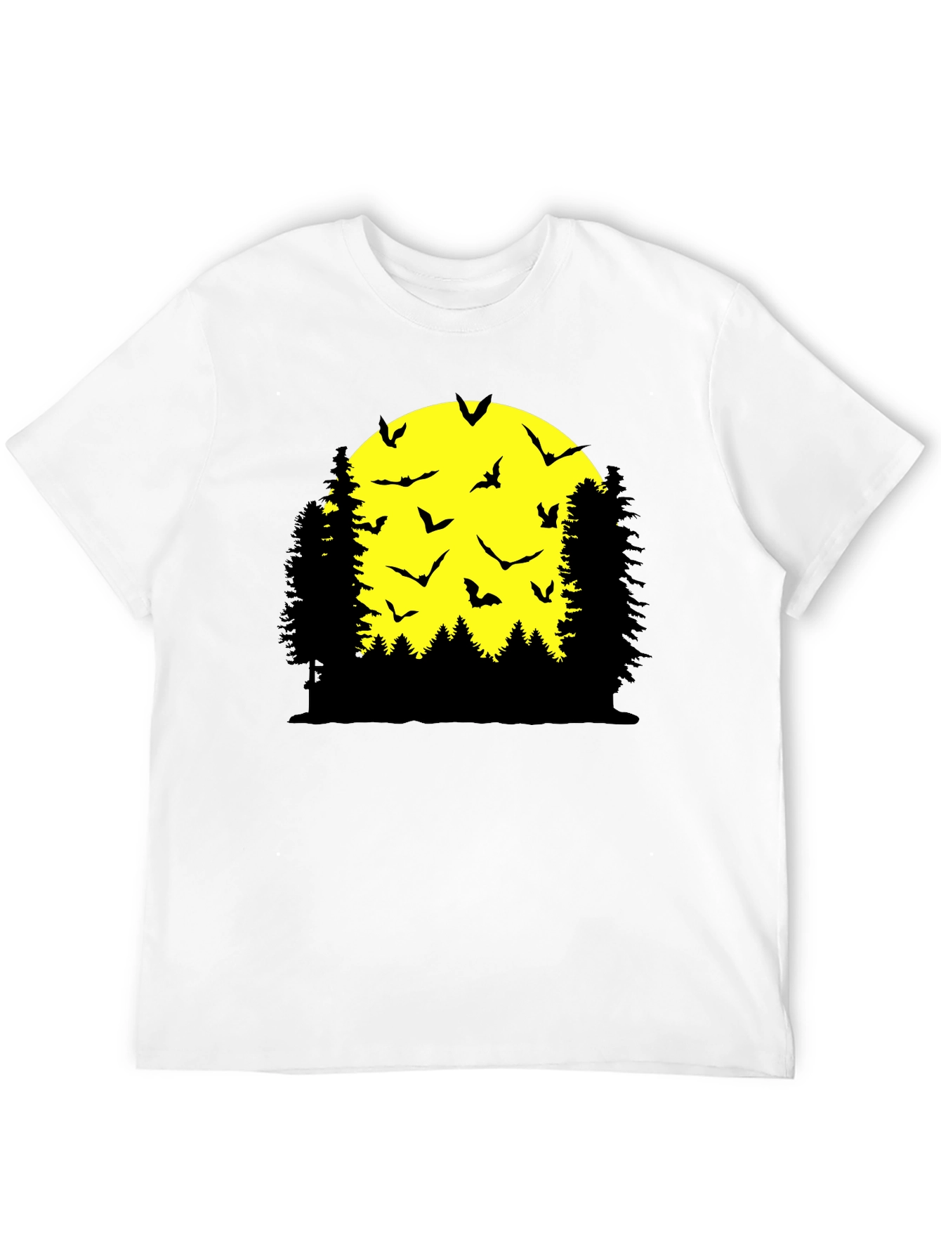 Halloween Bats Moon T-Shirt