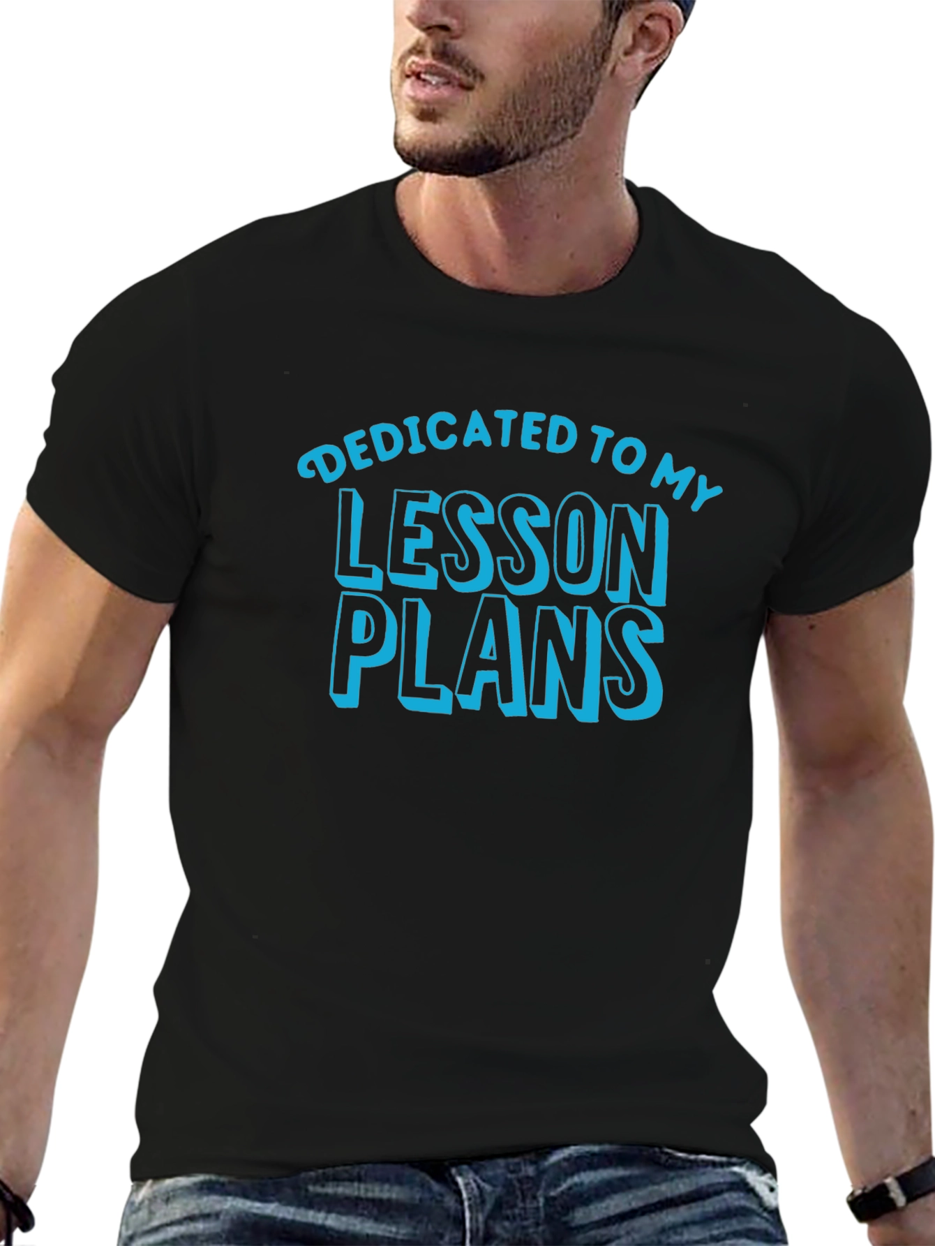Dedicated to Lesson Plans Black T-Shirt