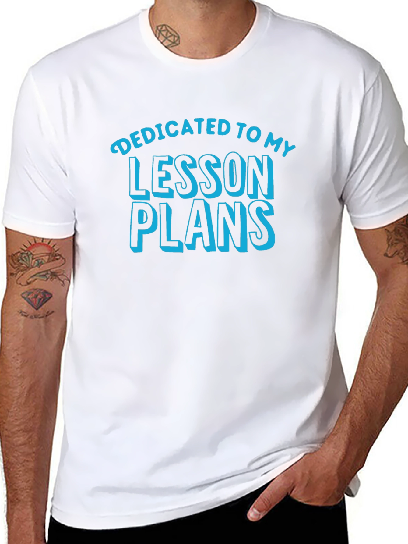 Dedicated to Lesson Plans Black T-Shirt