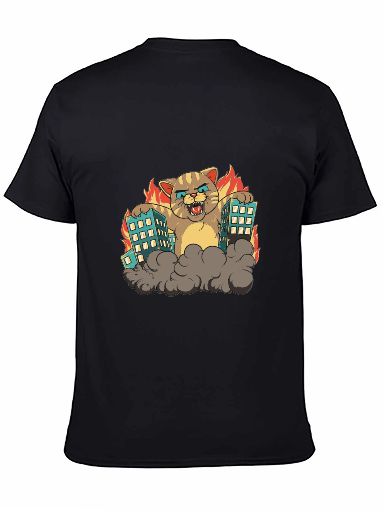 Catzilla T-Shirt - Monster Cat Attack Tee