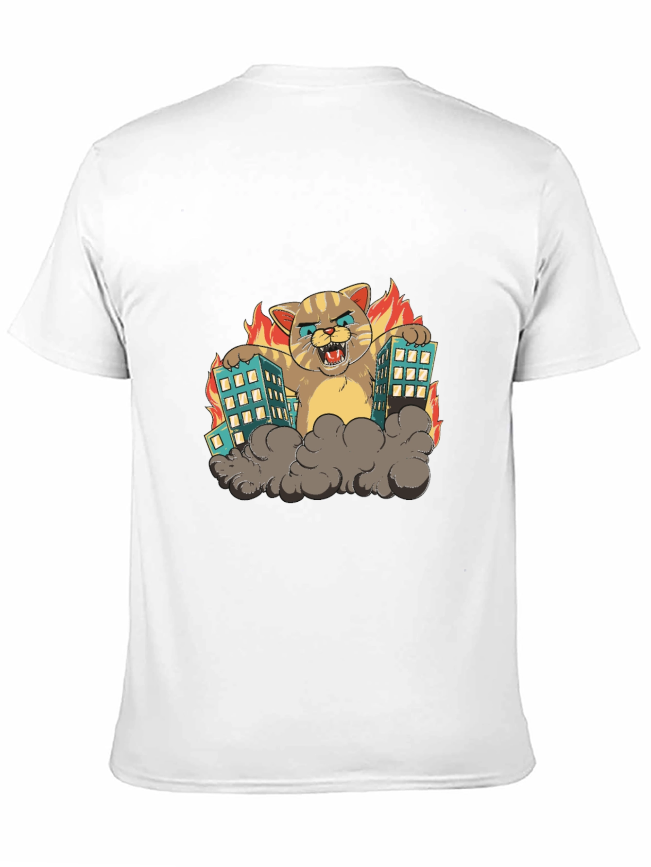Catzilla T-Shirt - Monster Cat Attack Tee