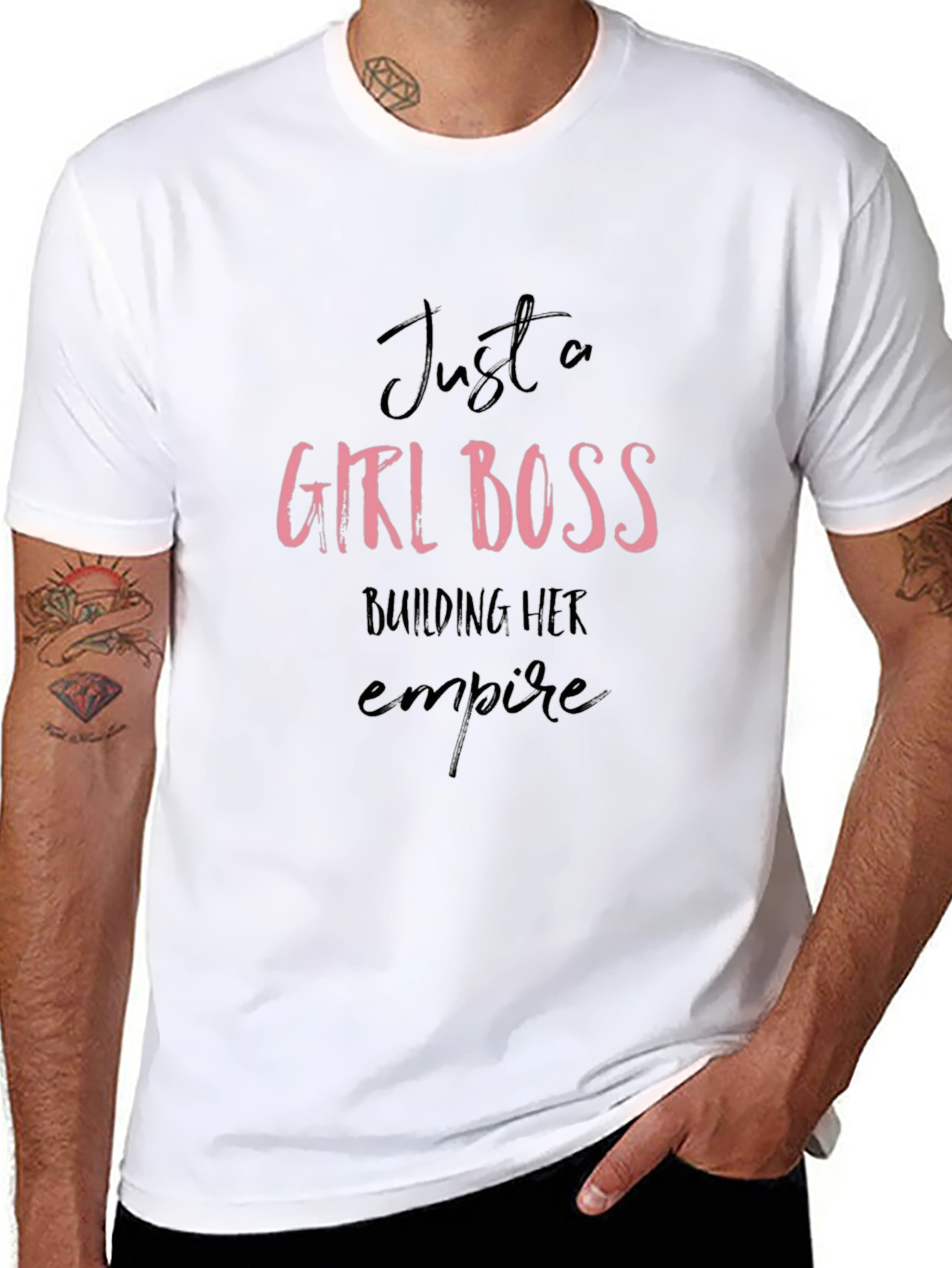 Girl Boss Graphic Tee - Empowering Womens Fashion