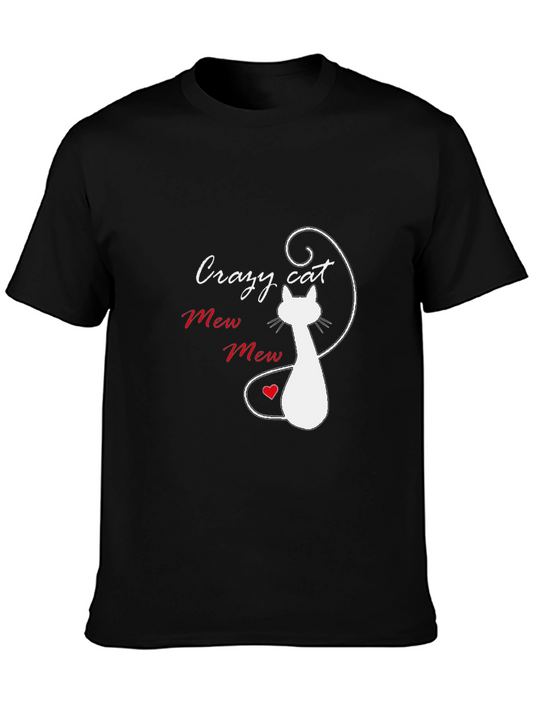 Crazy Cat Mew Mew T-Shirt