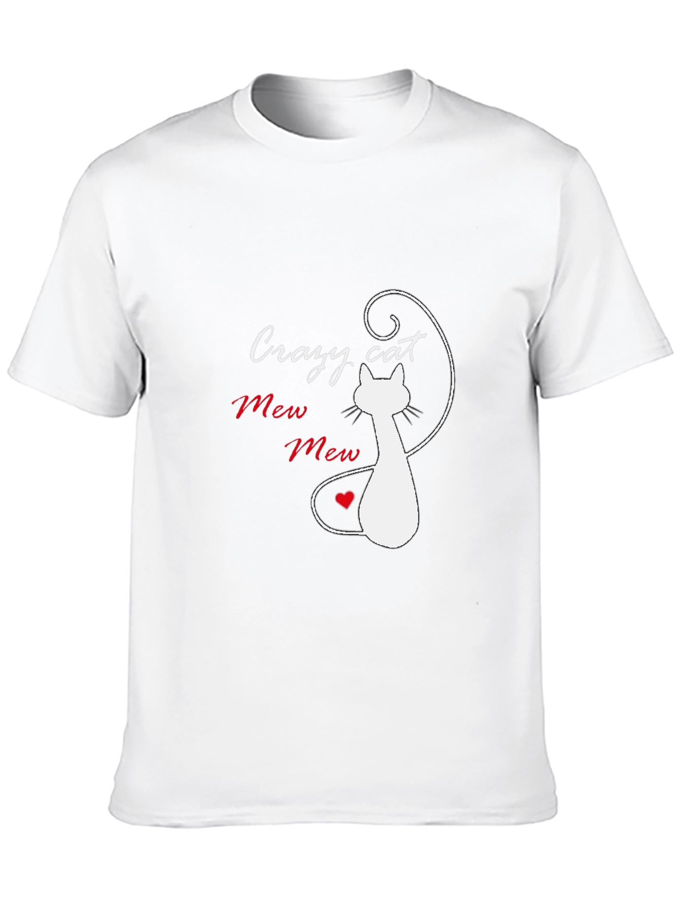Crazy Cat Mew Mew T-Shirt