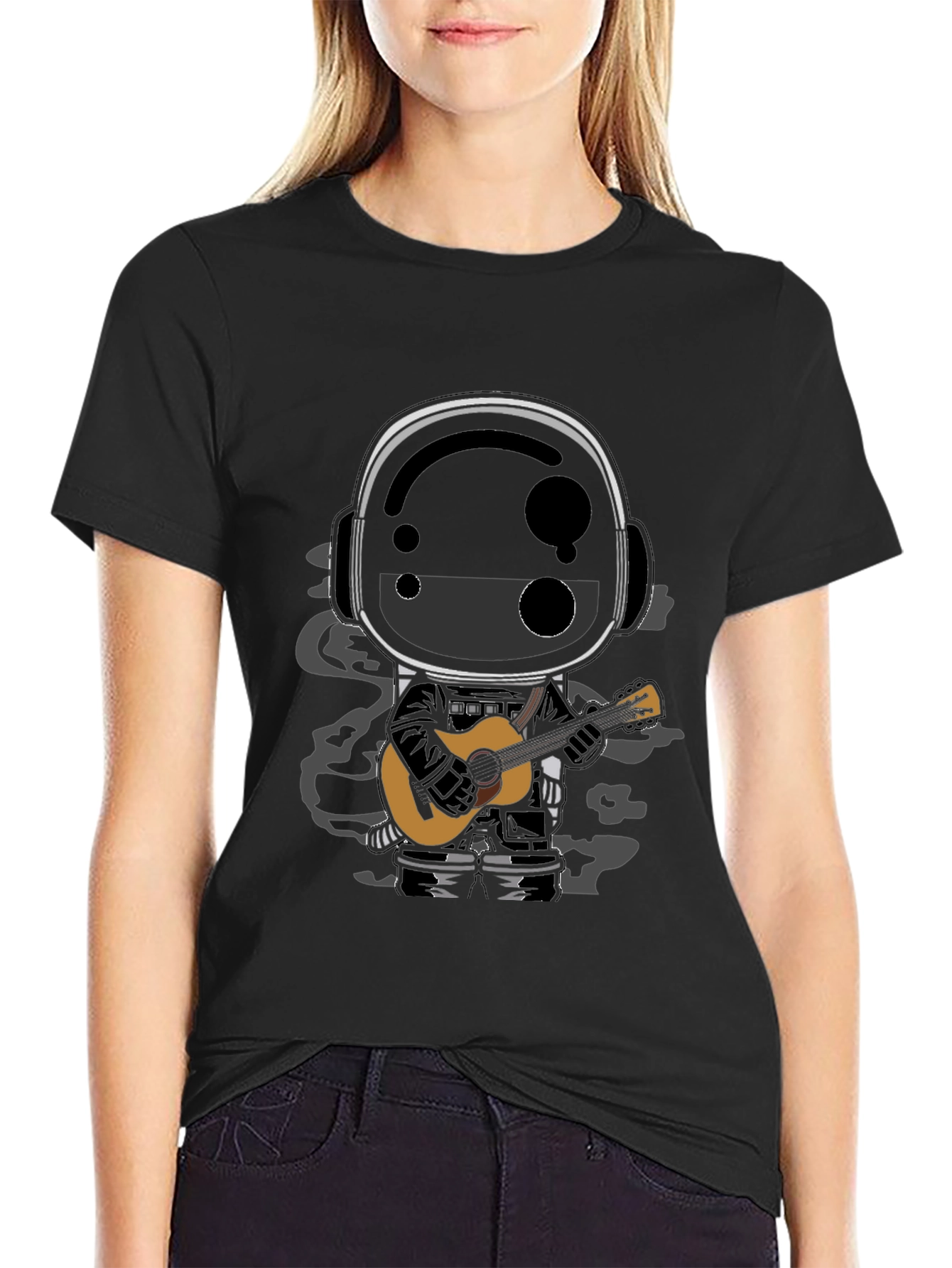 Astronaut Guitarist Graphic Tee