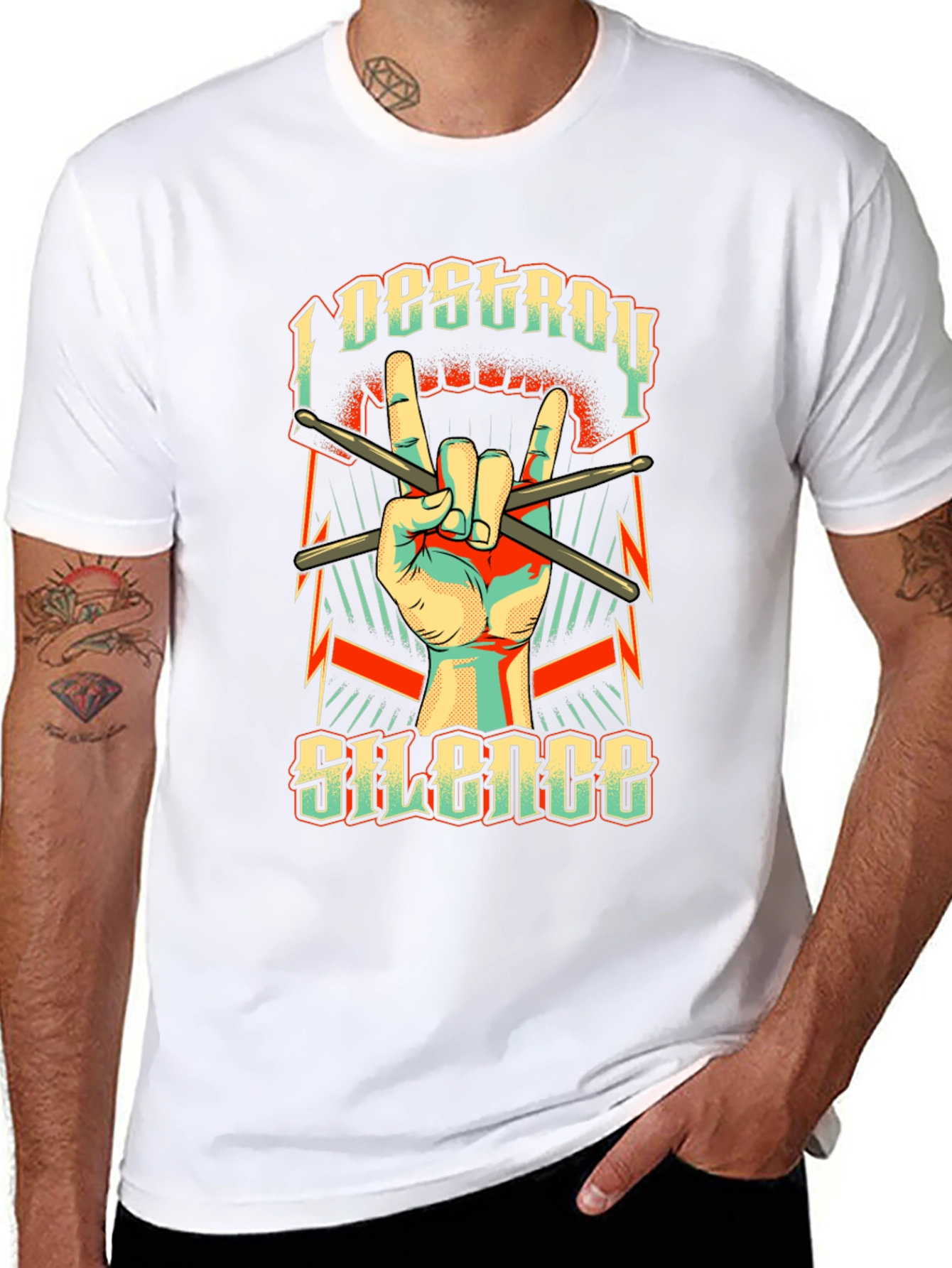 I Destroy Silence Graphic T-Shirt