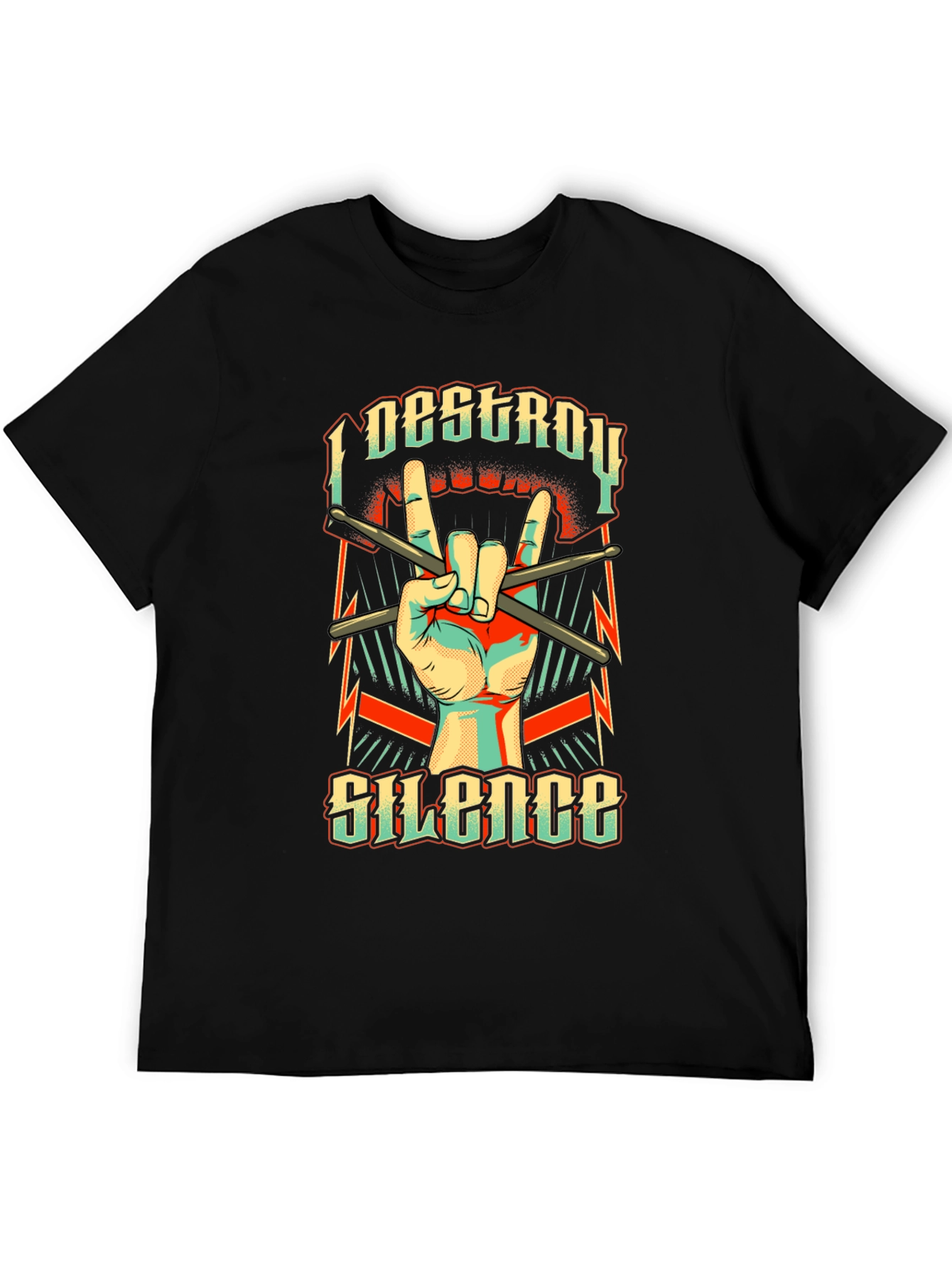 I Destroy Silence Graphic T-Shirt