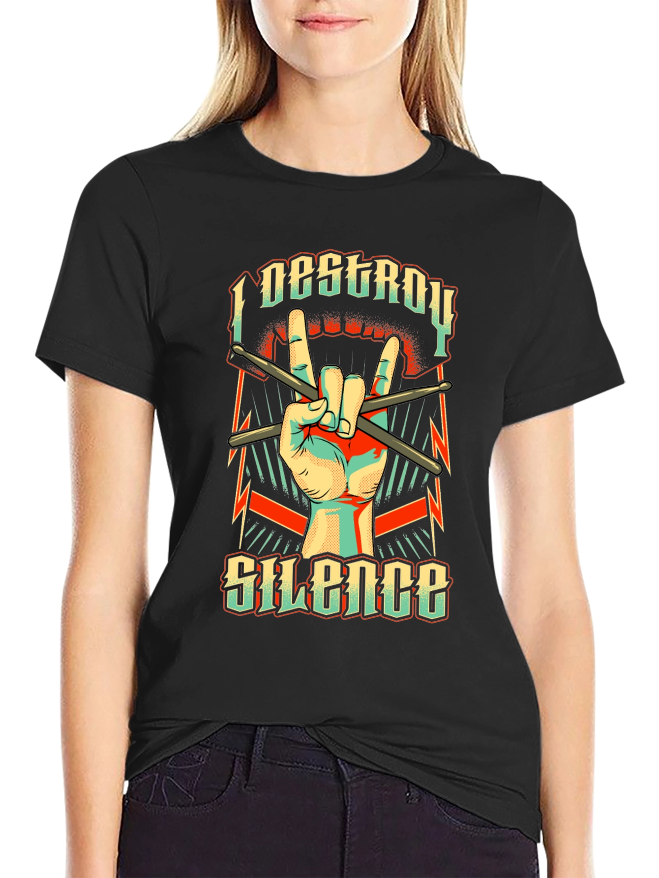 I Destroy Silence Graphic T-Shirt