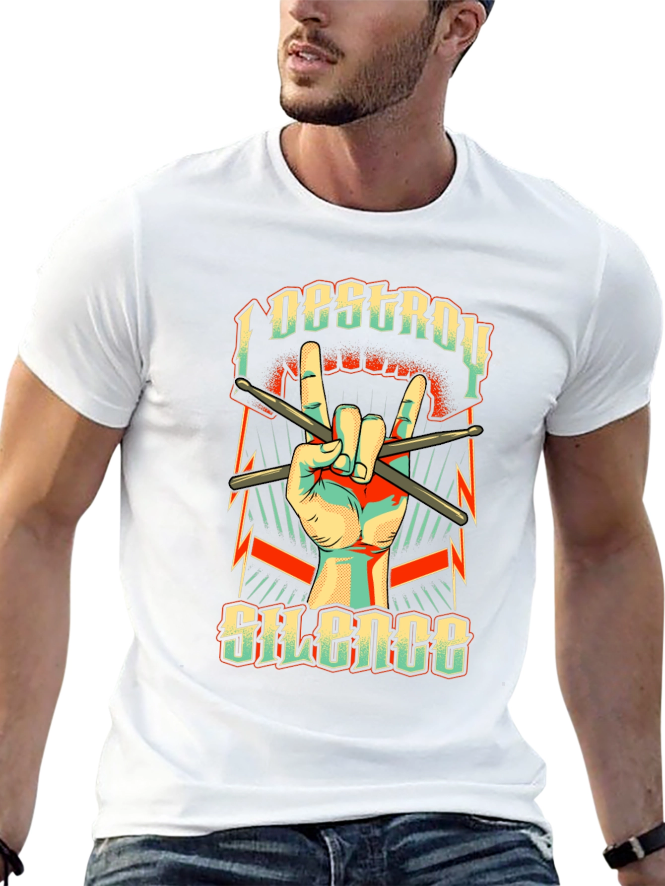I Destroy Silence Graphic T-Shirt