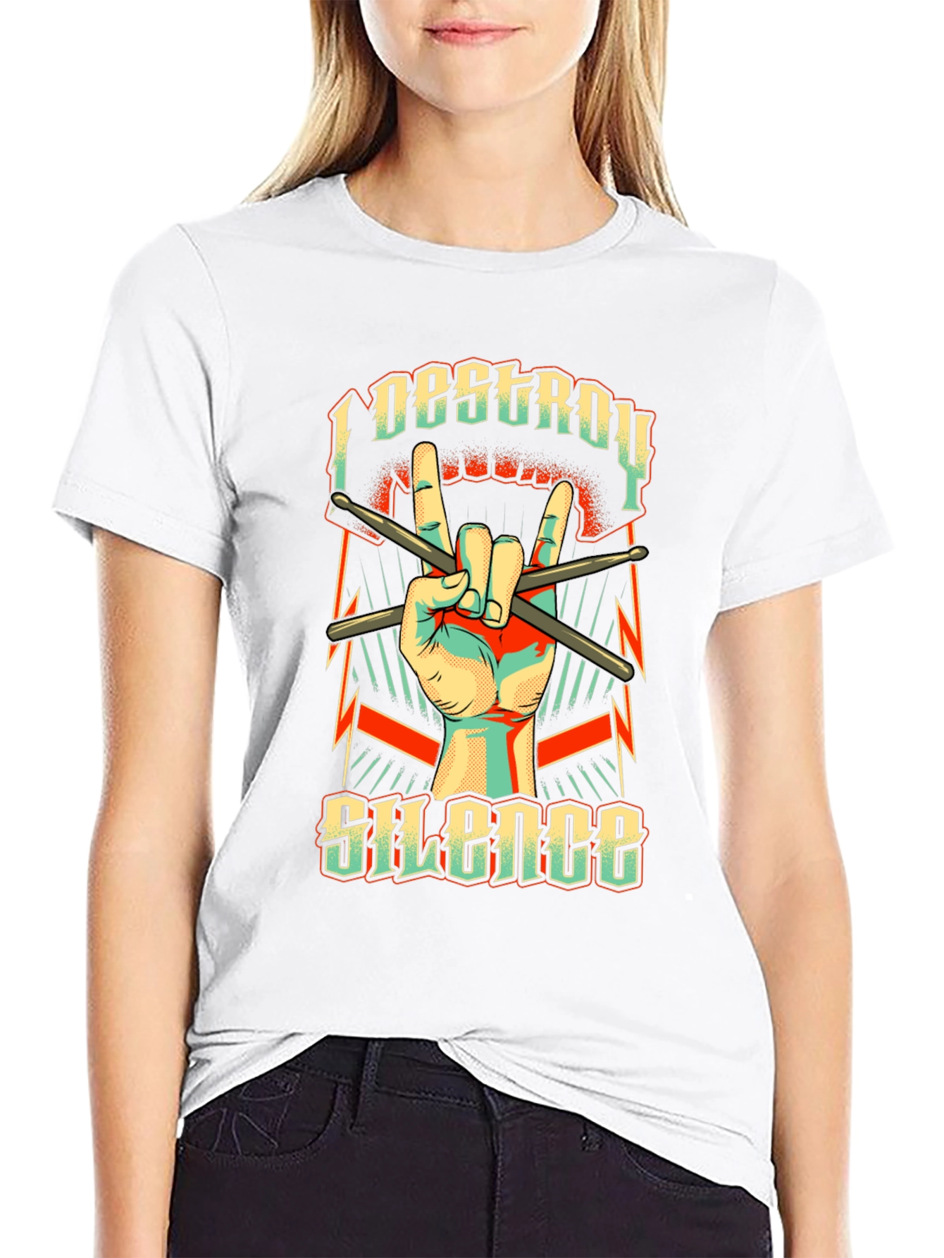 I Destroy Silence Graphic T-Shirt