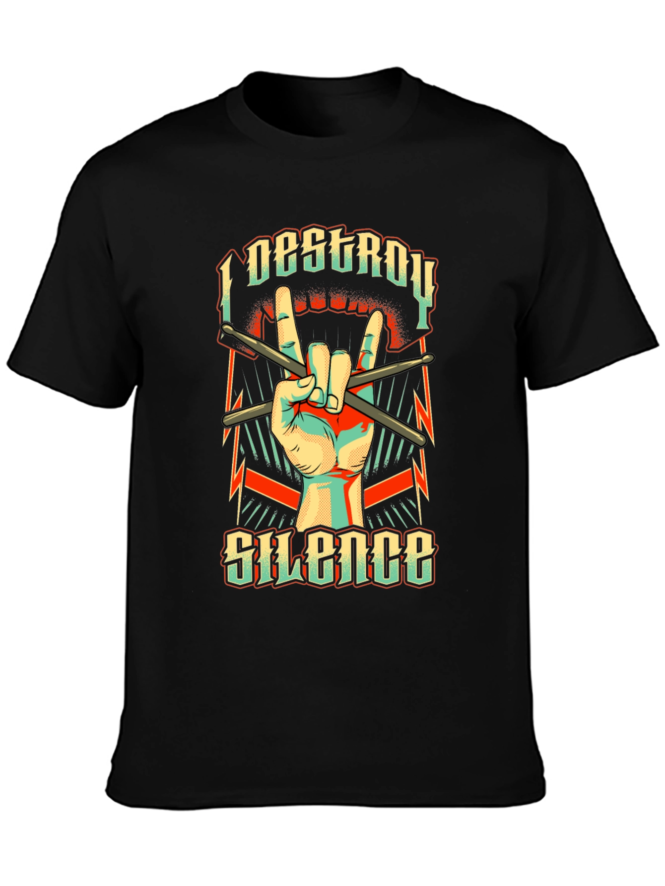 I Destroy Silence Graphic T-Shirt