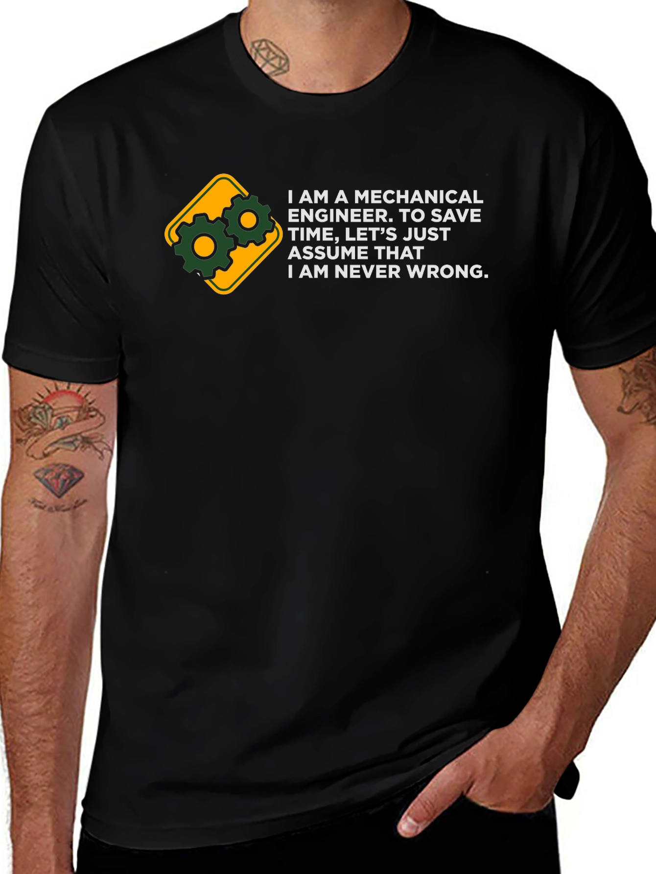 Mechanical Engineer T-Shirt - Always Right Funny Tee