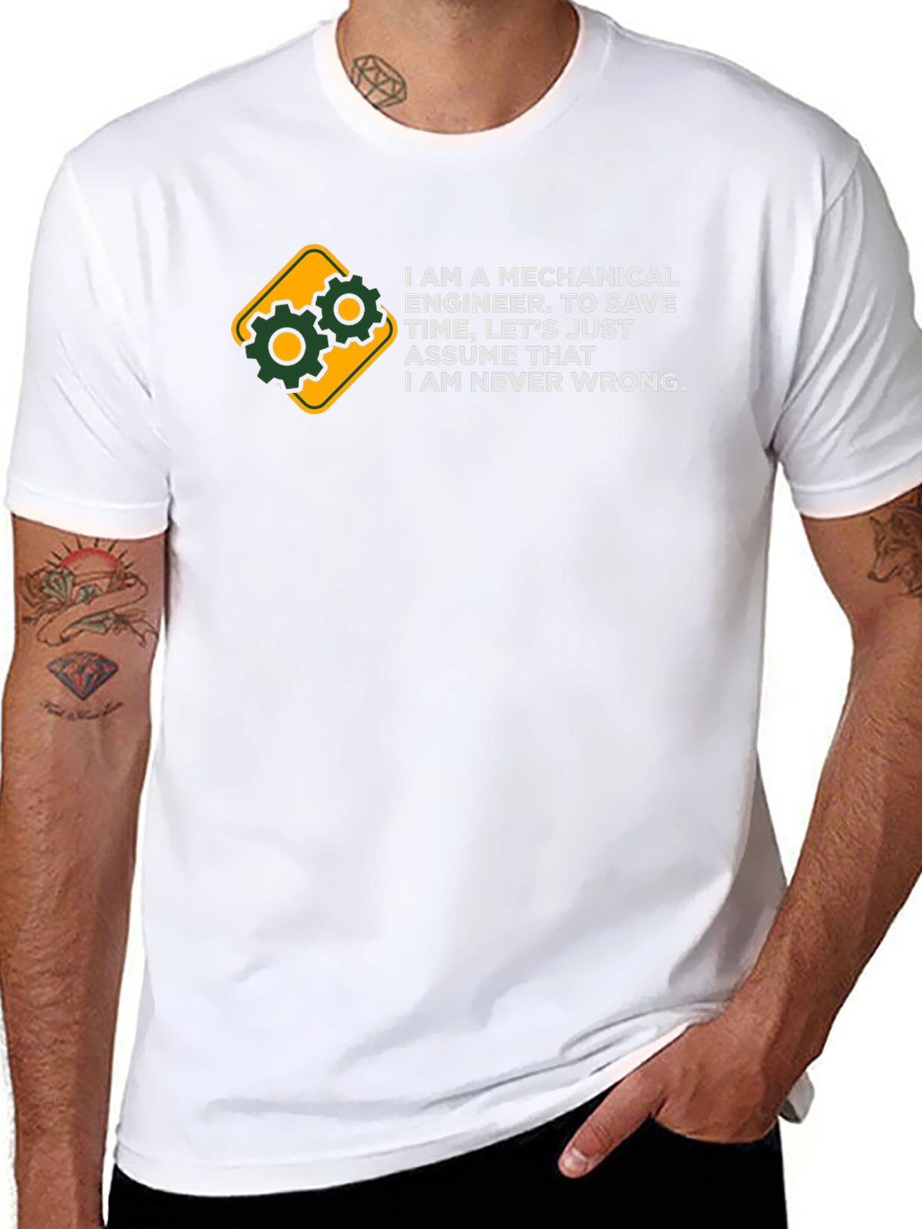 Mechanical Engineer T-Shirt - Always Right Funny Tee