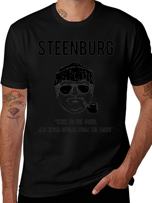 Steenburg Black Graphic Print T-Shirt