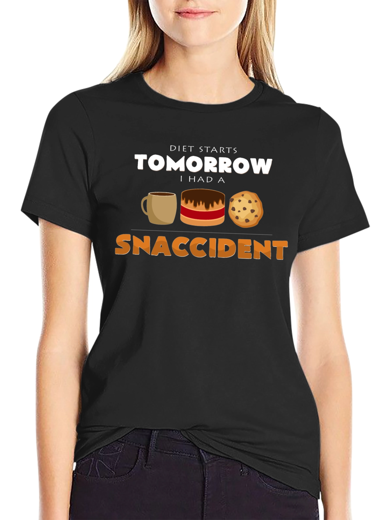 Diet Starts Tomorrow Snack Accident T-Shirt