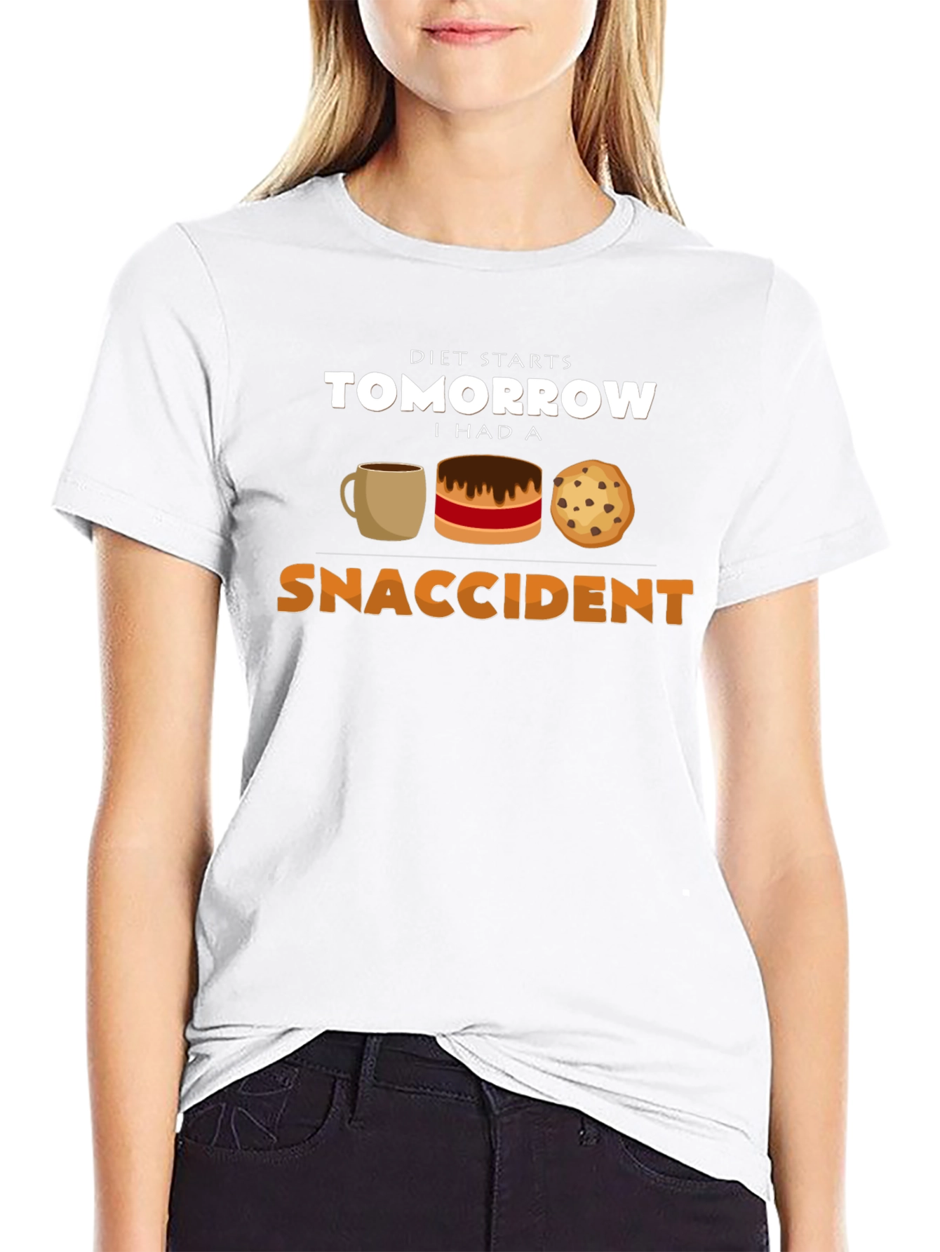 Diet Starts Tomorrow Snack Accident T-Shirt