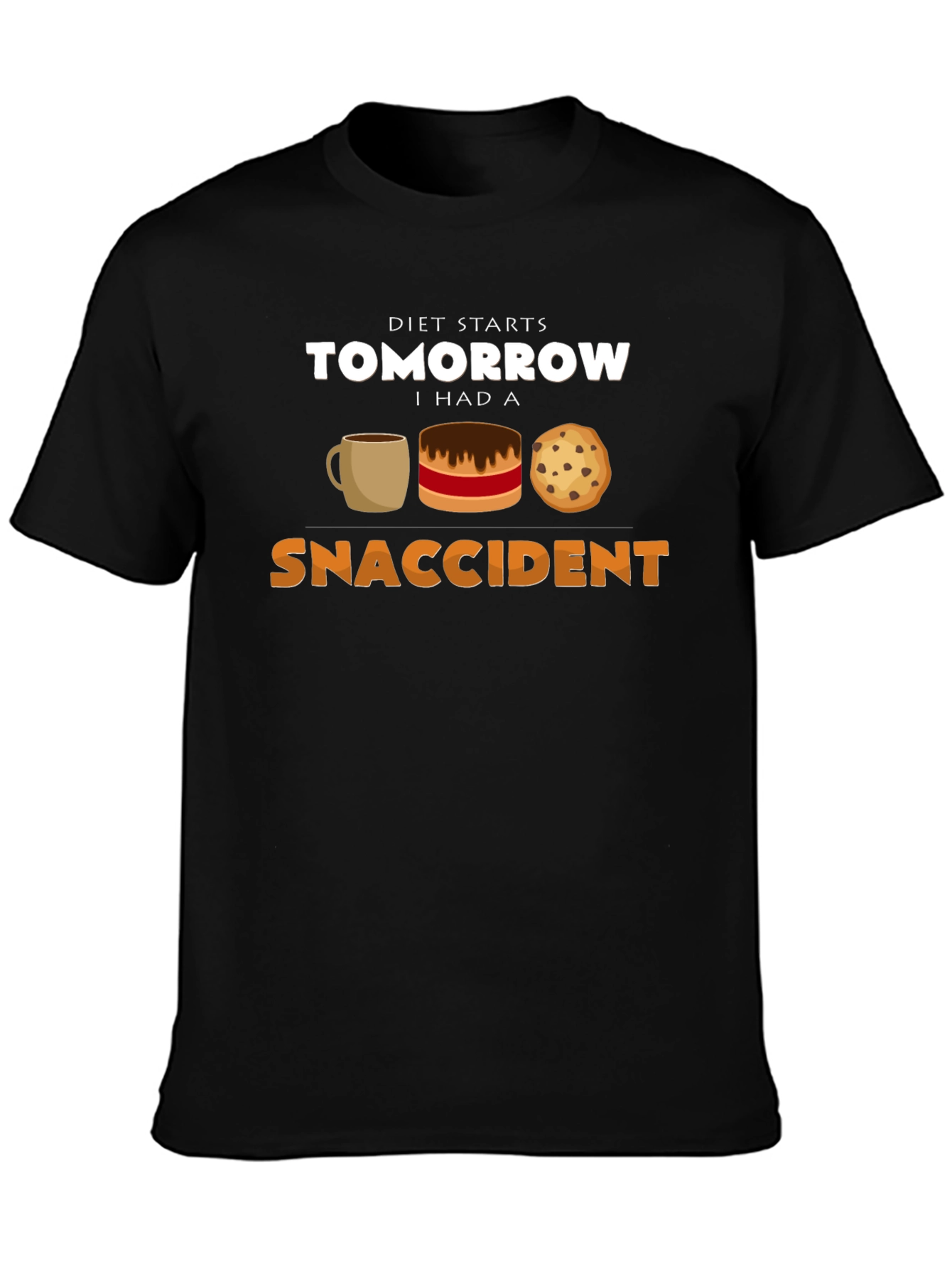 Diet Starts Tomorrow Snack Accident T-Shirt